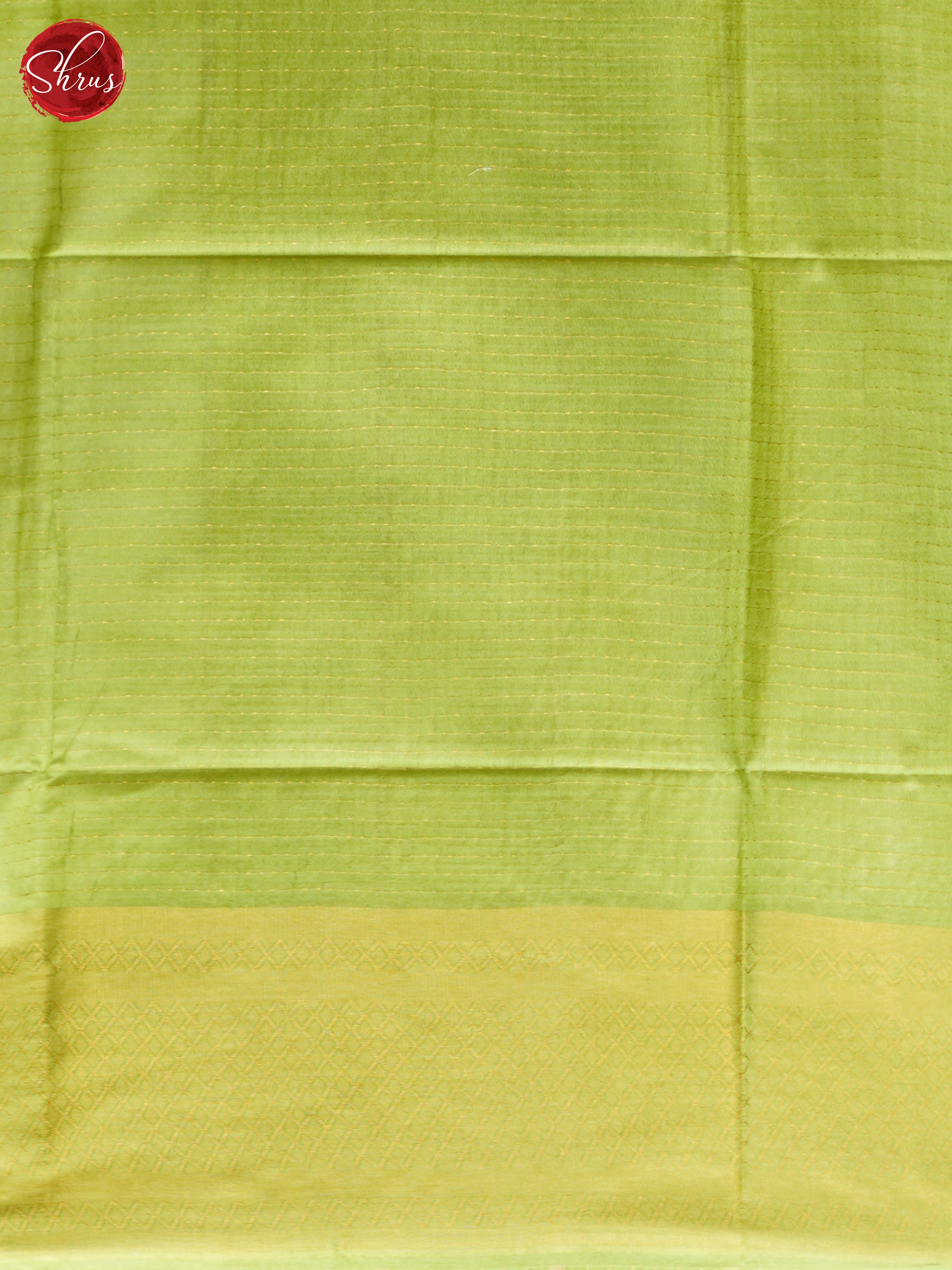 Cream  & Green - Shibori Saree - Shop on ShrusEternity.com