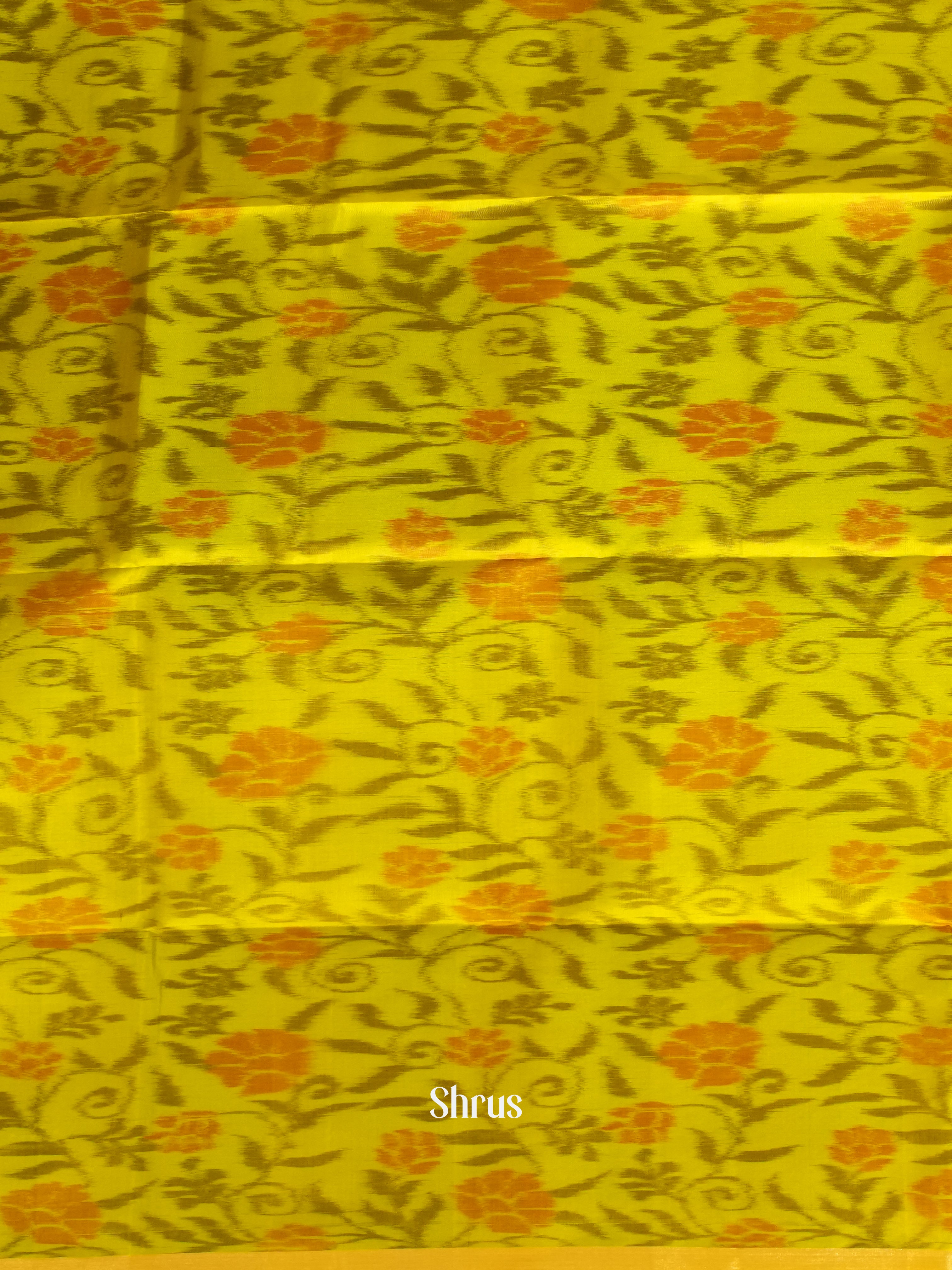 Violet & Yellow - Soft Silk Saree - Shop on ShrusEternity.com