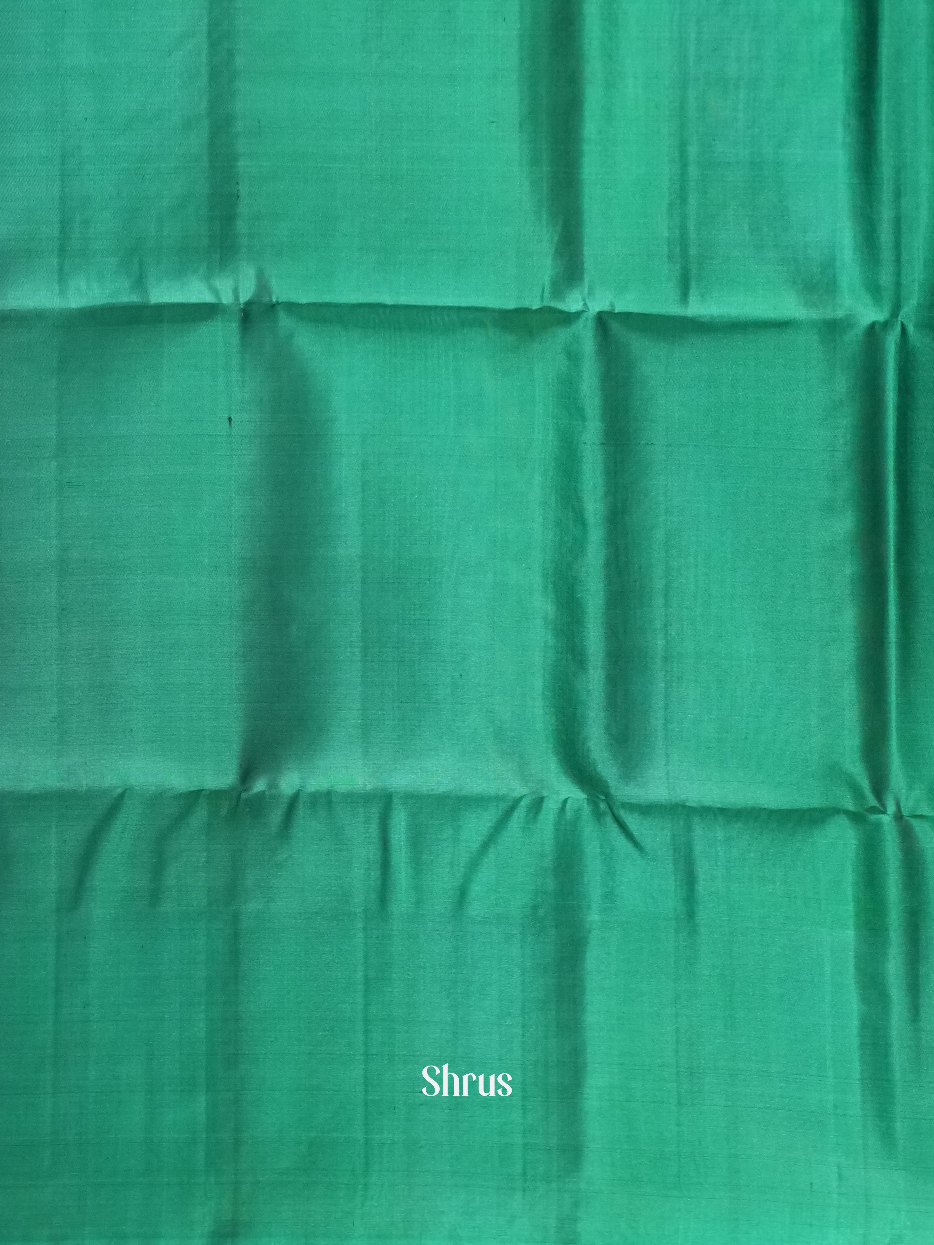 Black & Green - Soft Silk Saree - Shop on ShrusEternity.com