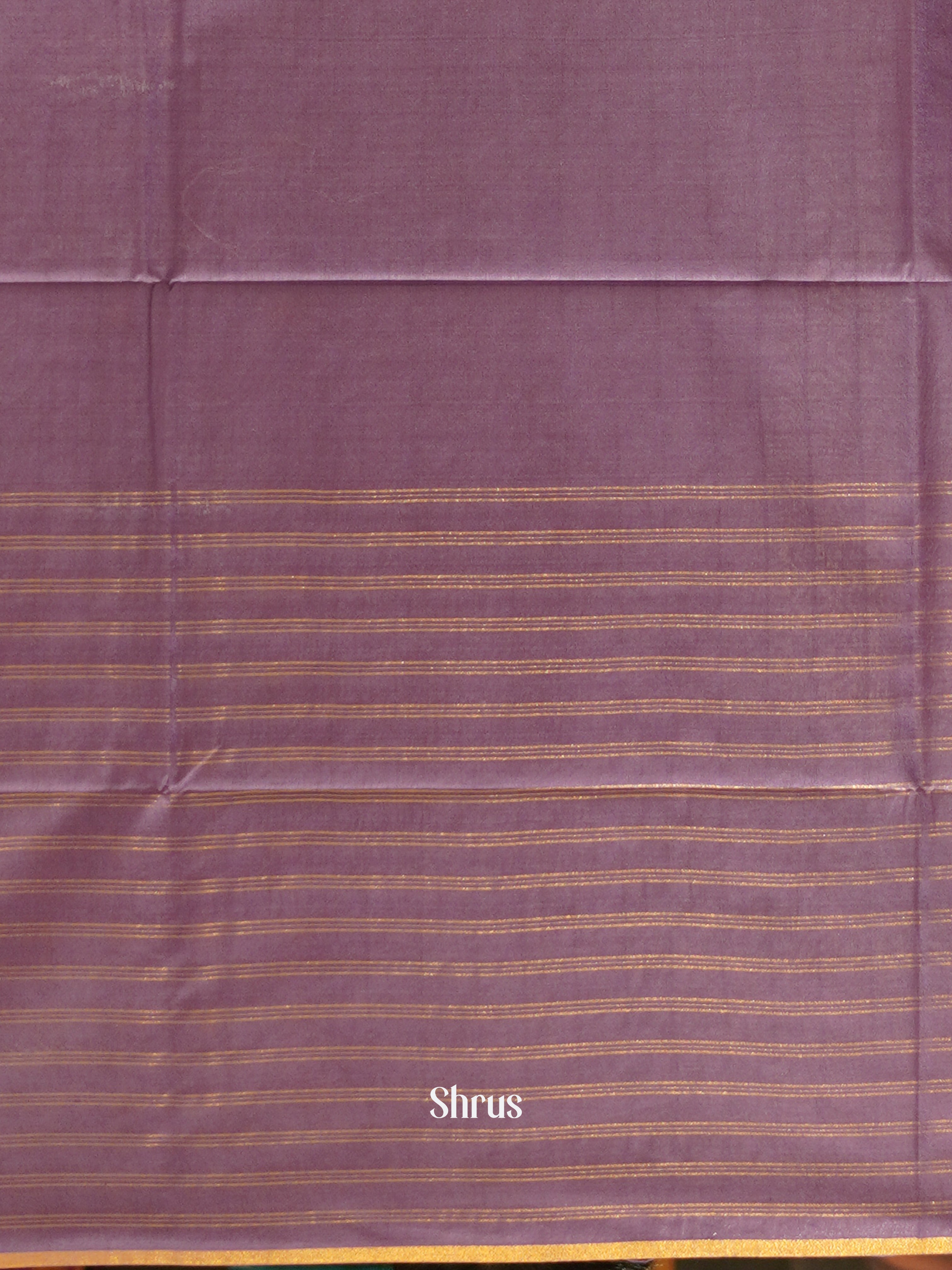 Purple(Single Tone)- Semi Tussar Saree - Shop on ShrusEternity.com