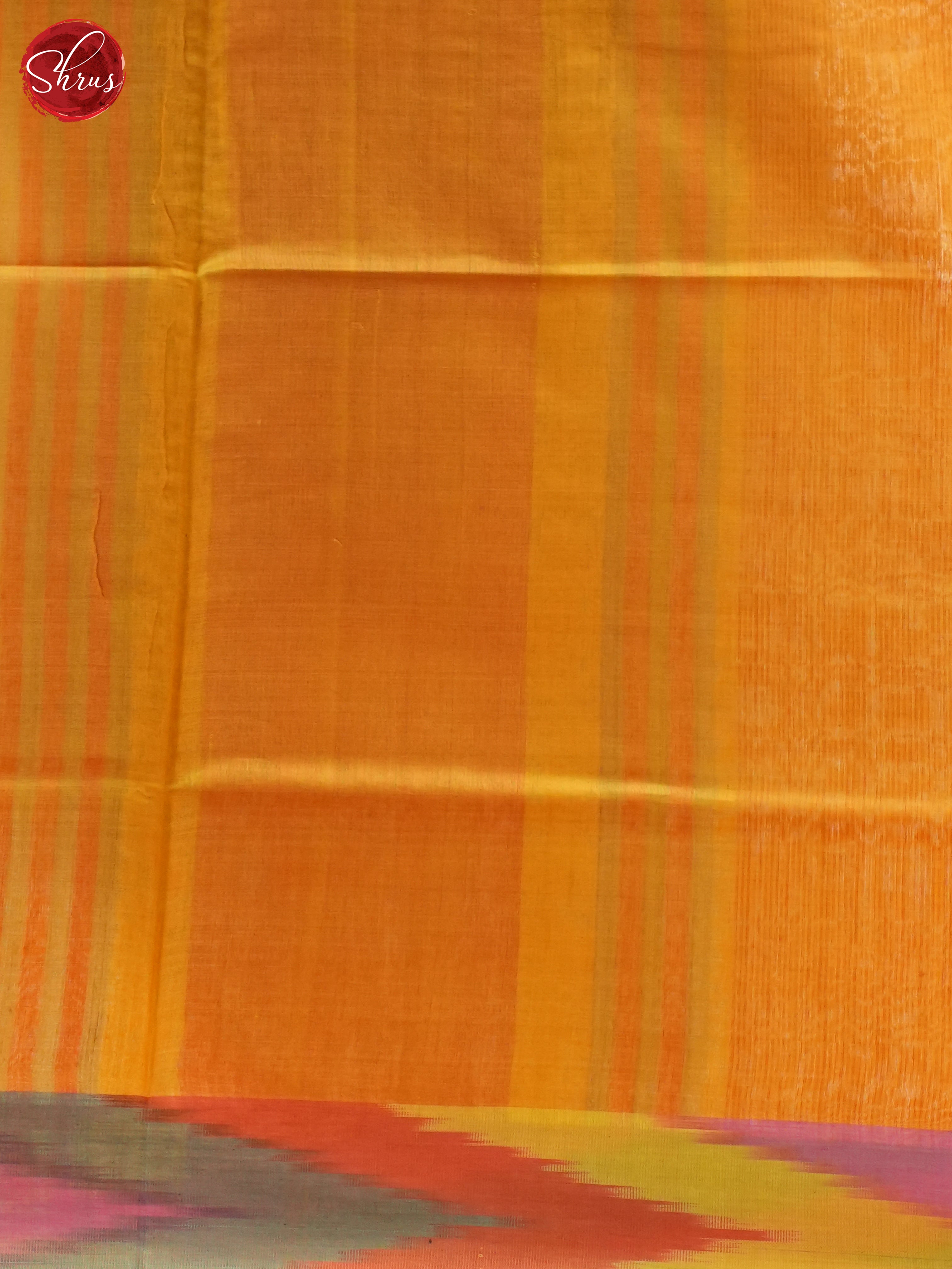 Yellow  & MultiColor - Tussar Saree - Shop on ShrusEternity.com