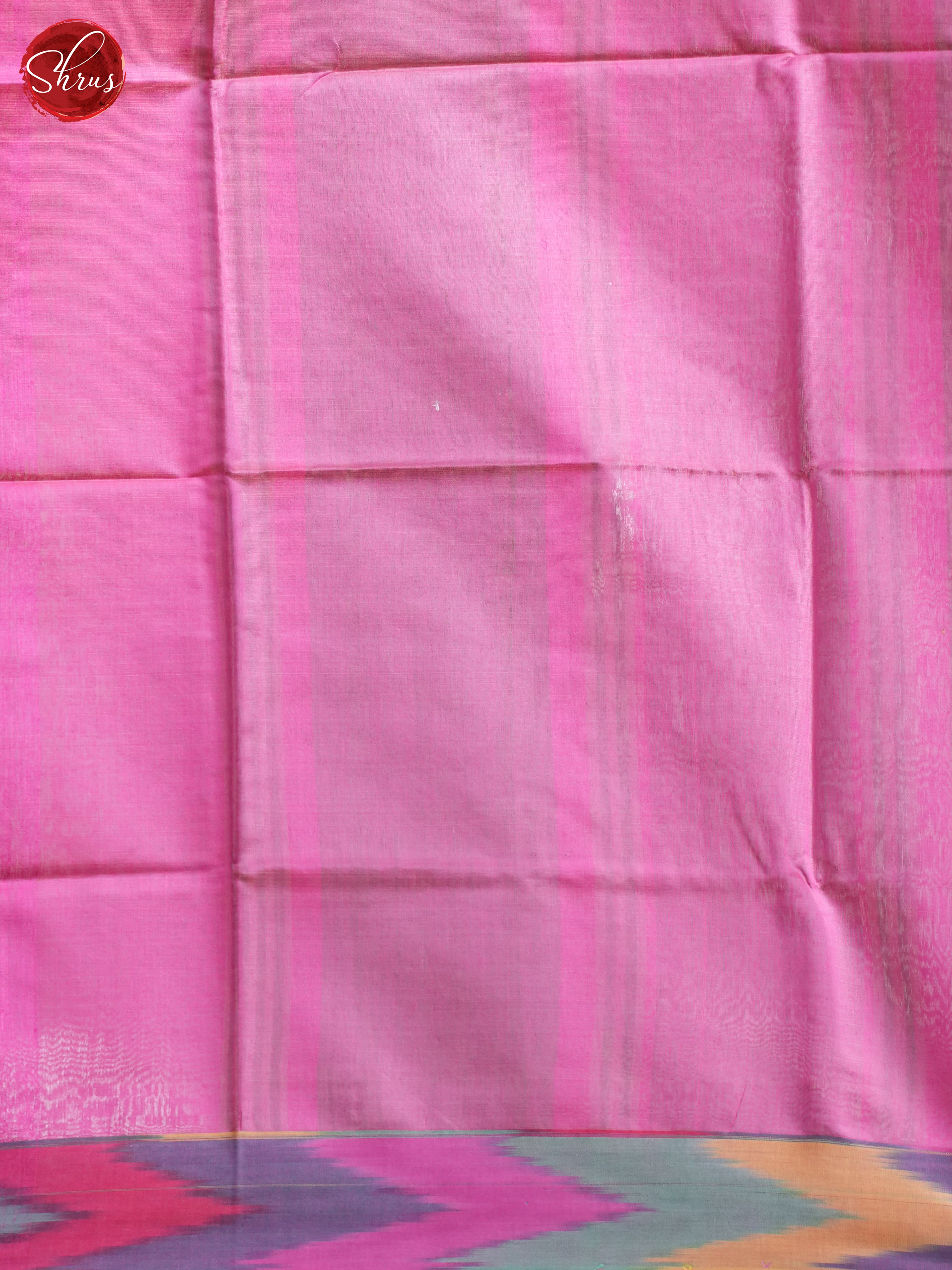 Pink & Green - Tussar Saree - Shop on ShrusEternity.com