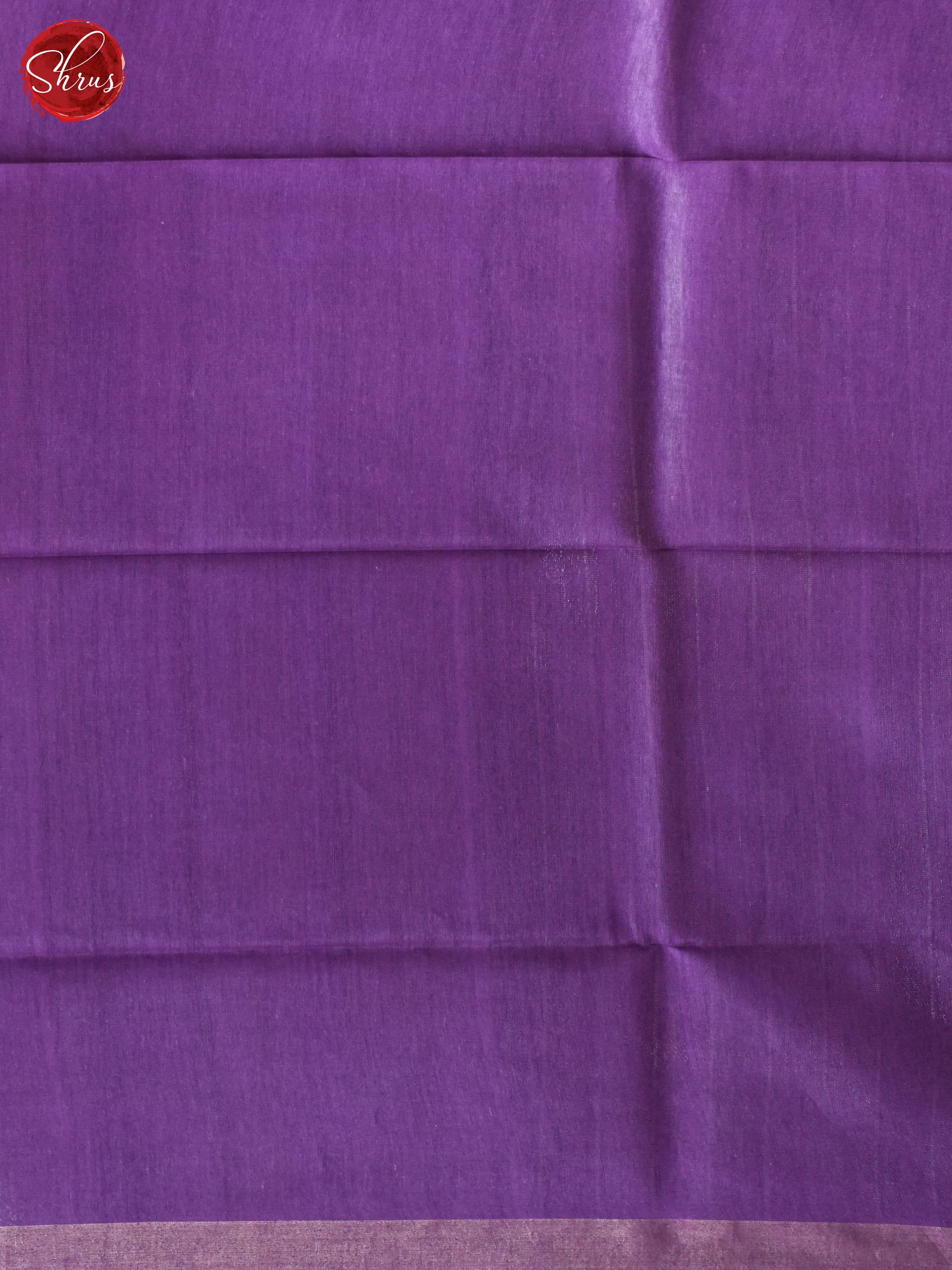 Purple - Tussar Saree - Shop on ShrusEternity.com