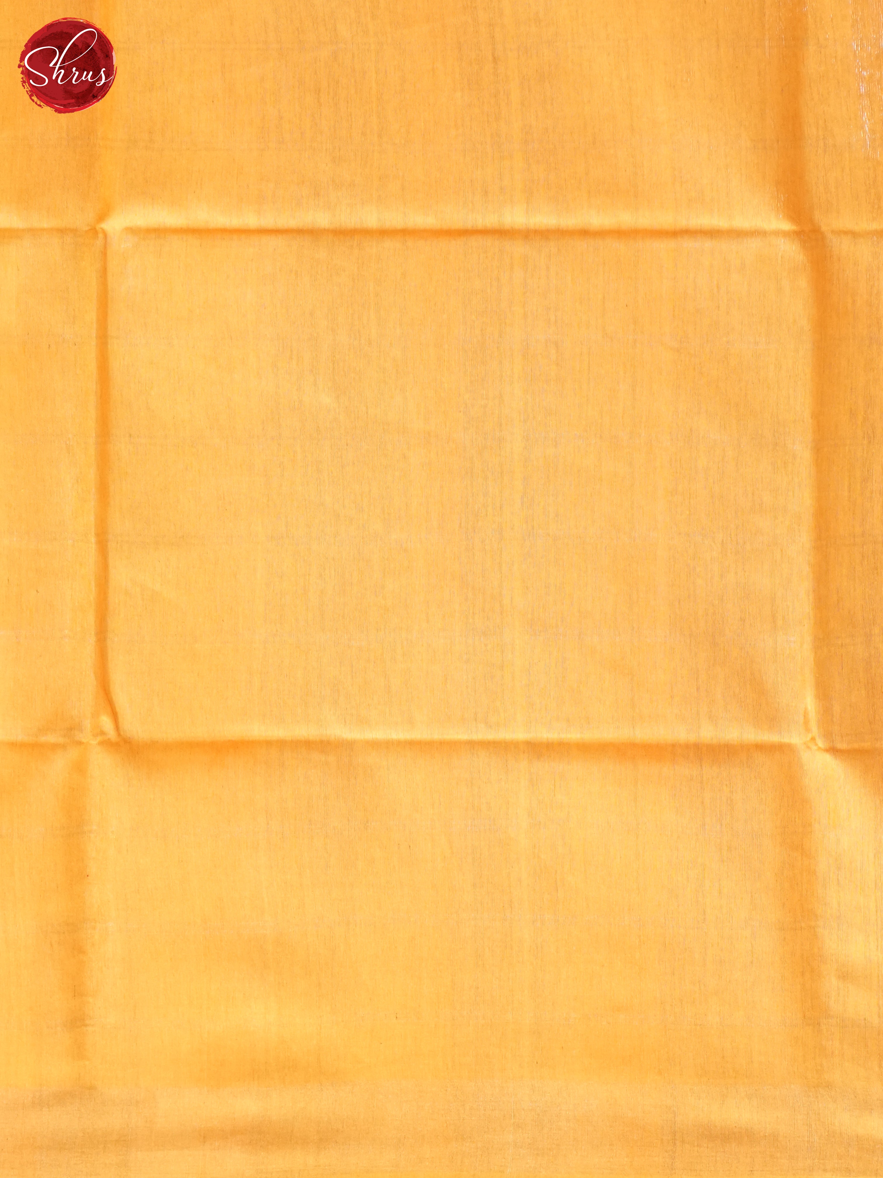 Yellow(Single Tone) - Tussar Saree - Shop on ShrusEternity.com