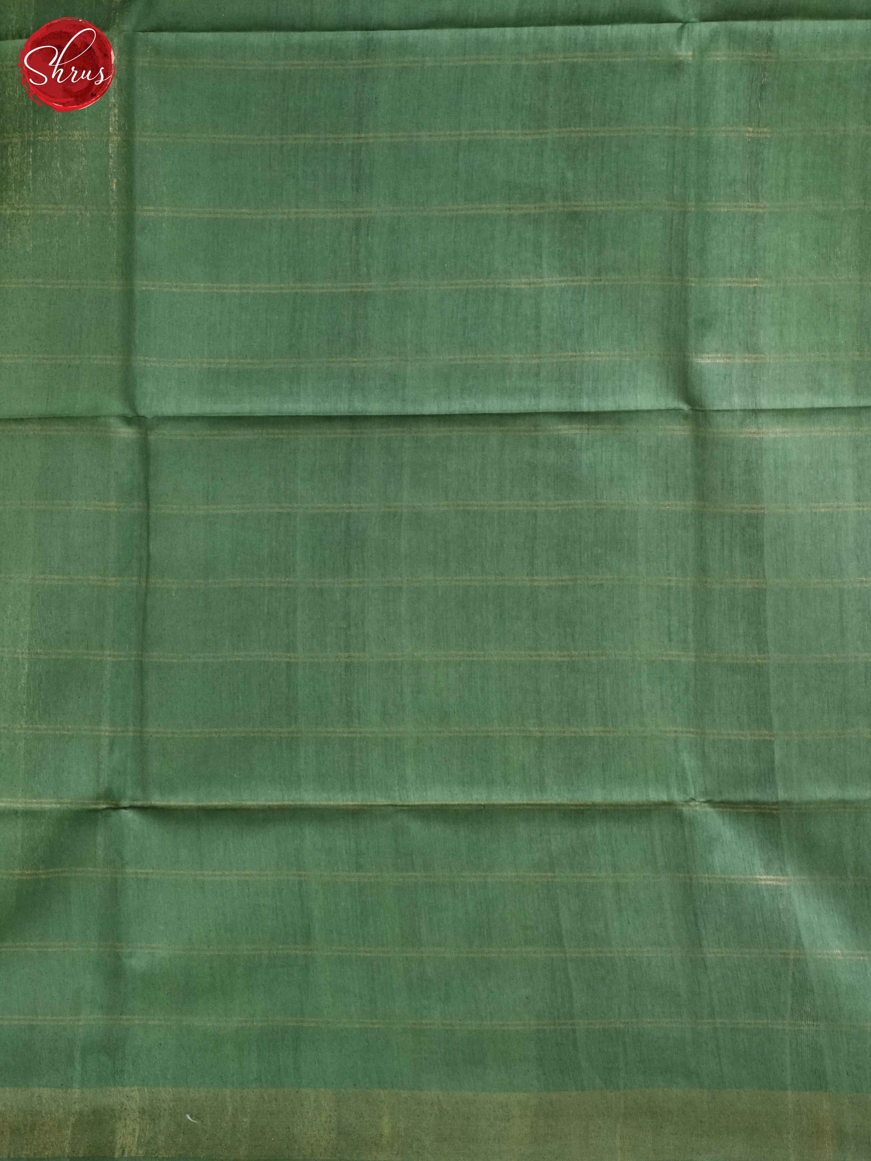 Green  - Tussar Saree - Shop on ShrusEternity.com