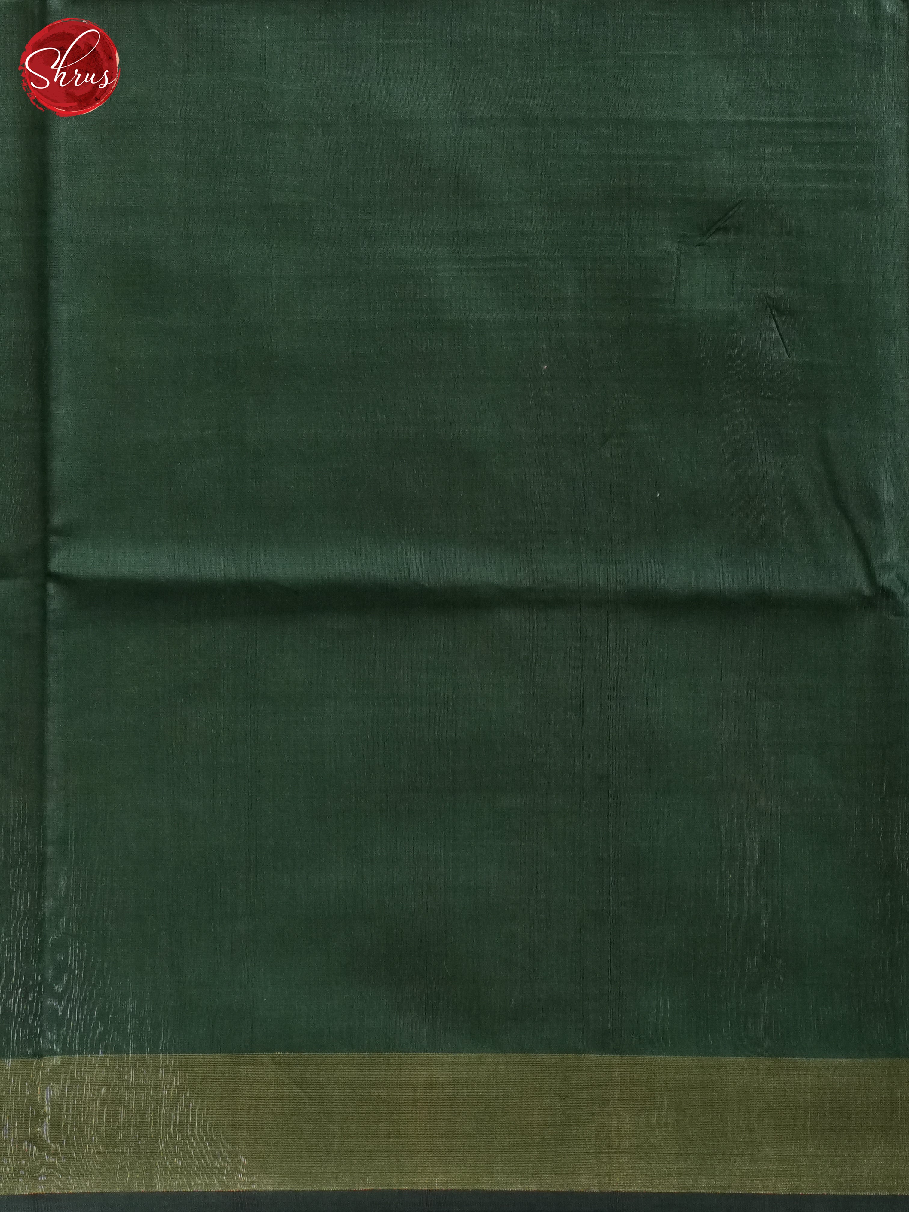 Green(Single Tone) - Raw Silk Saree - Shop on ShrusEternity.com