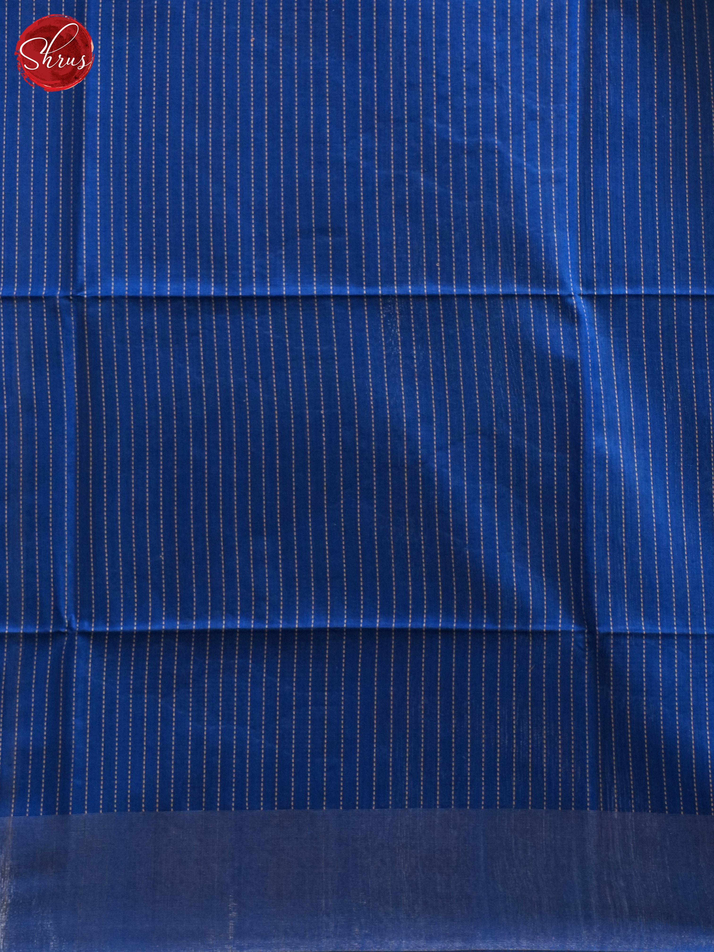 Blue(Single Tone) - Tussar Saree - Shop on ShrusEternity.com