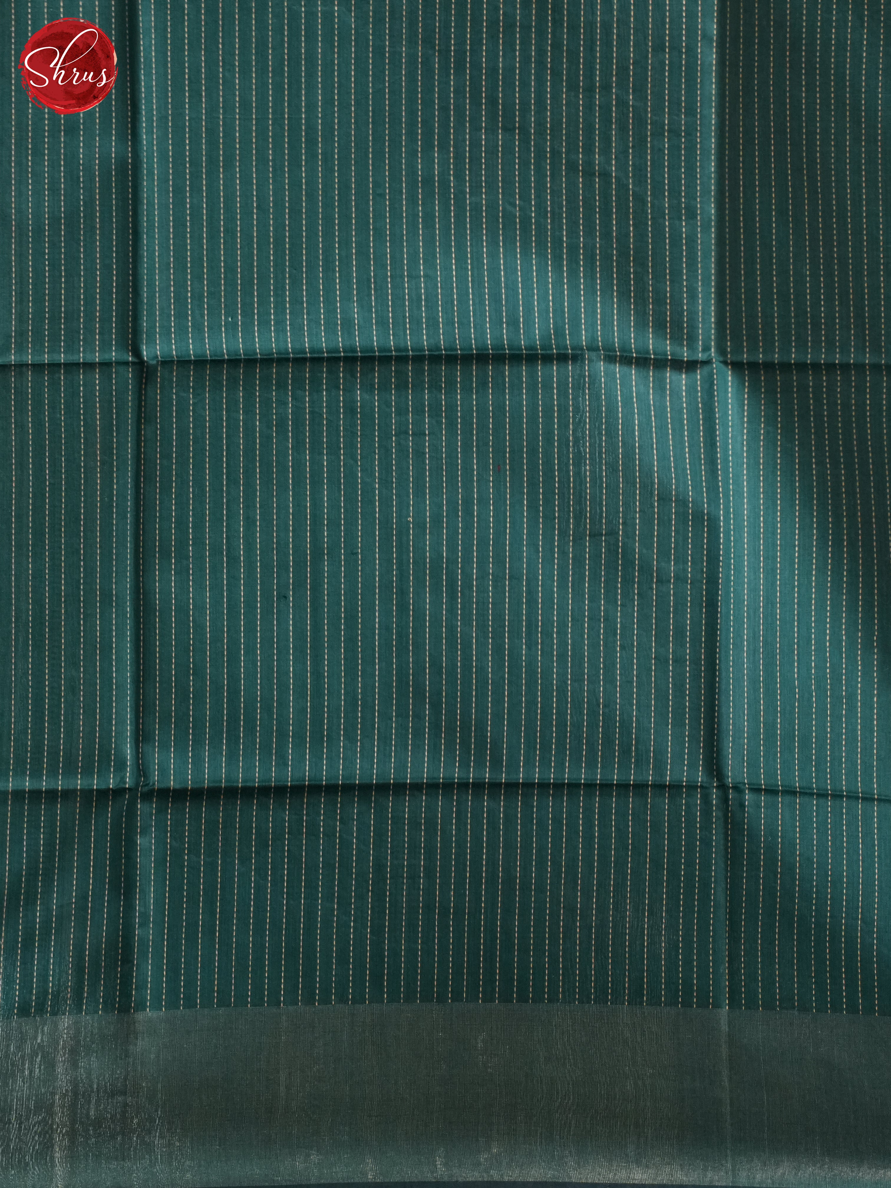 Green(Single Tone)- Tussar Saree - Shop on ShrusEternity.com