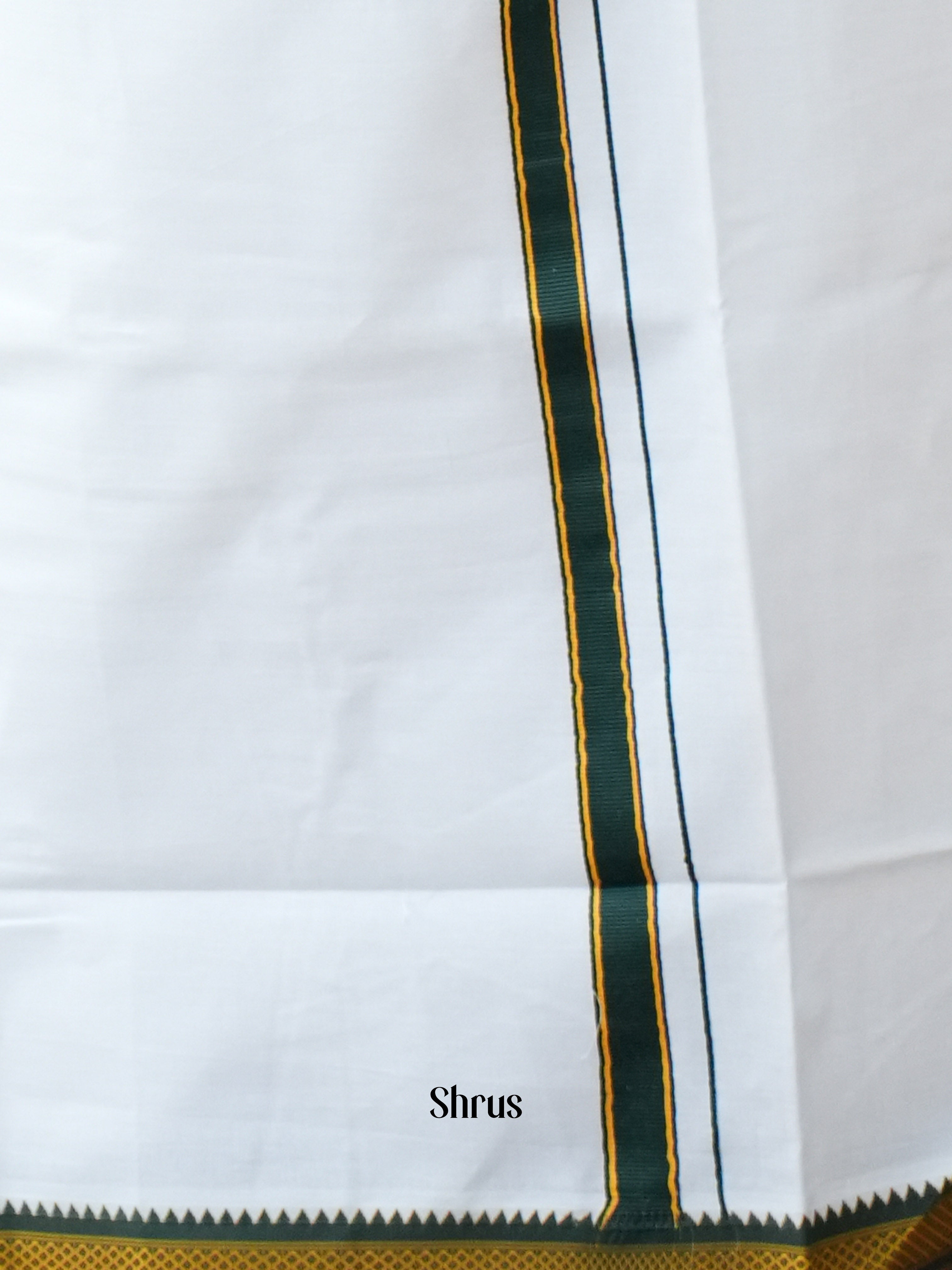 White - Dhoti - Shop on ShrusEternity.com