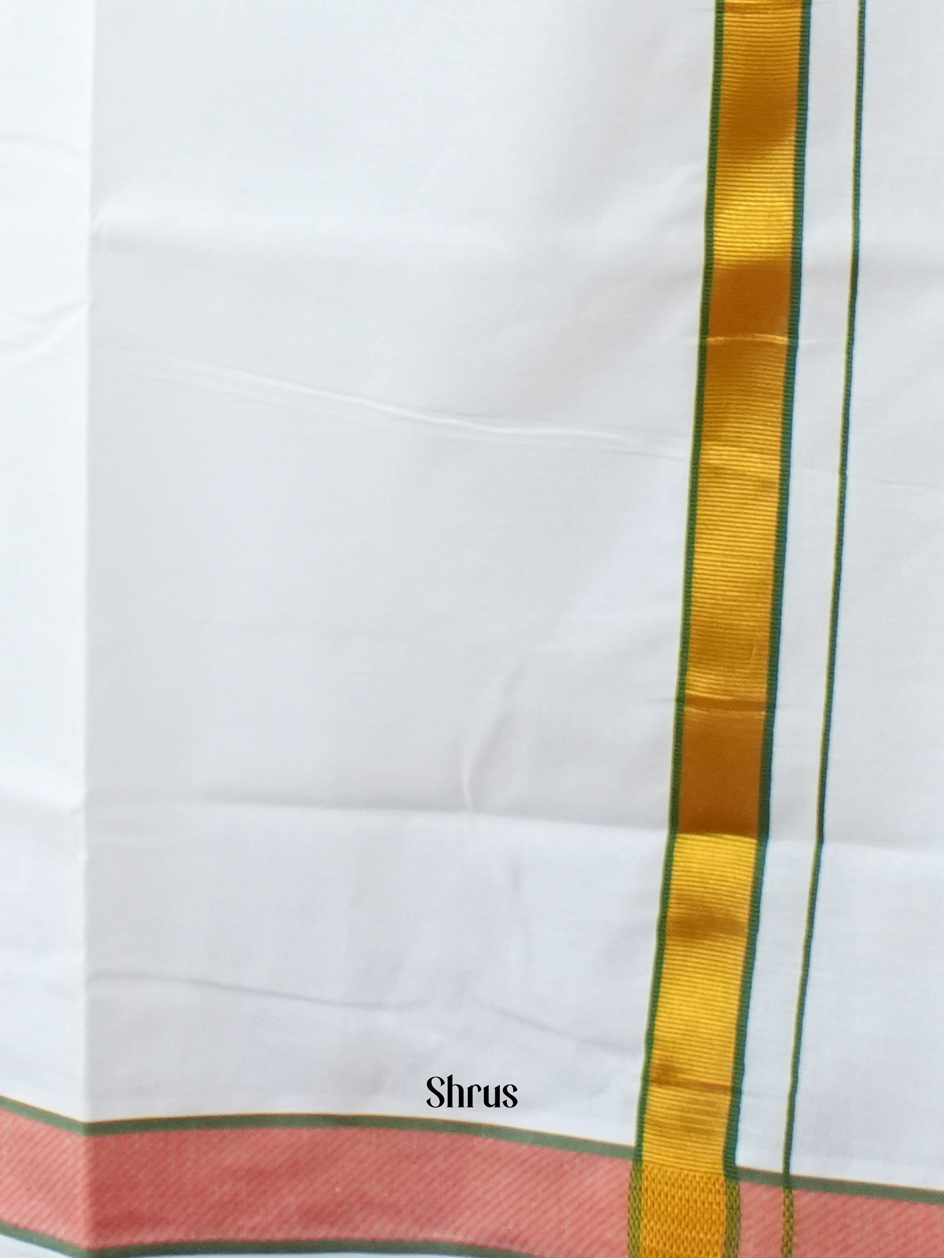 White  - Dhoti - Shop on ShrusEternity.com