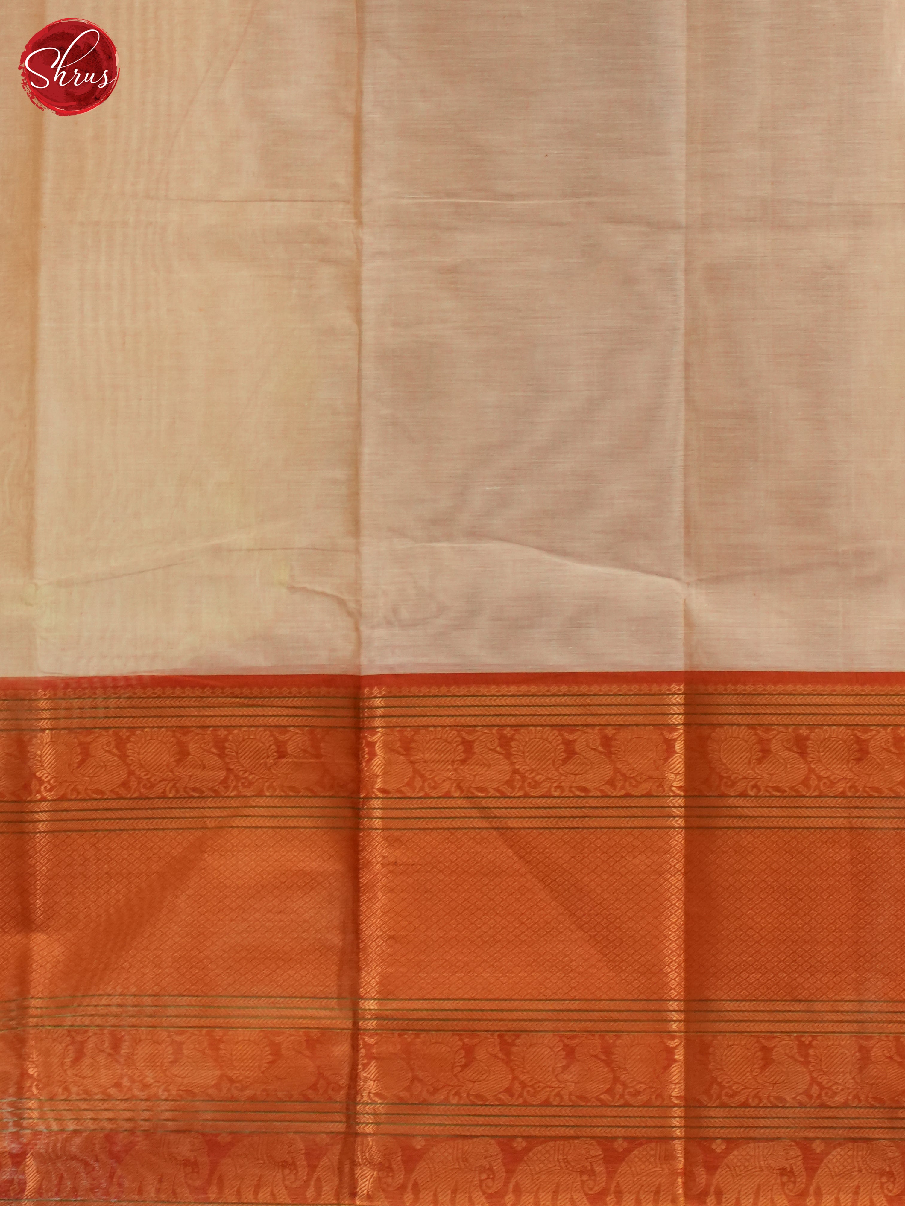 Grey & Red - Narayanpet Cotton Saree - Shop on ShrusEternity.com