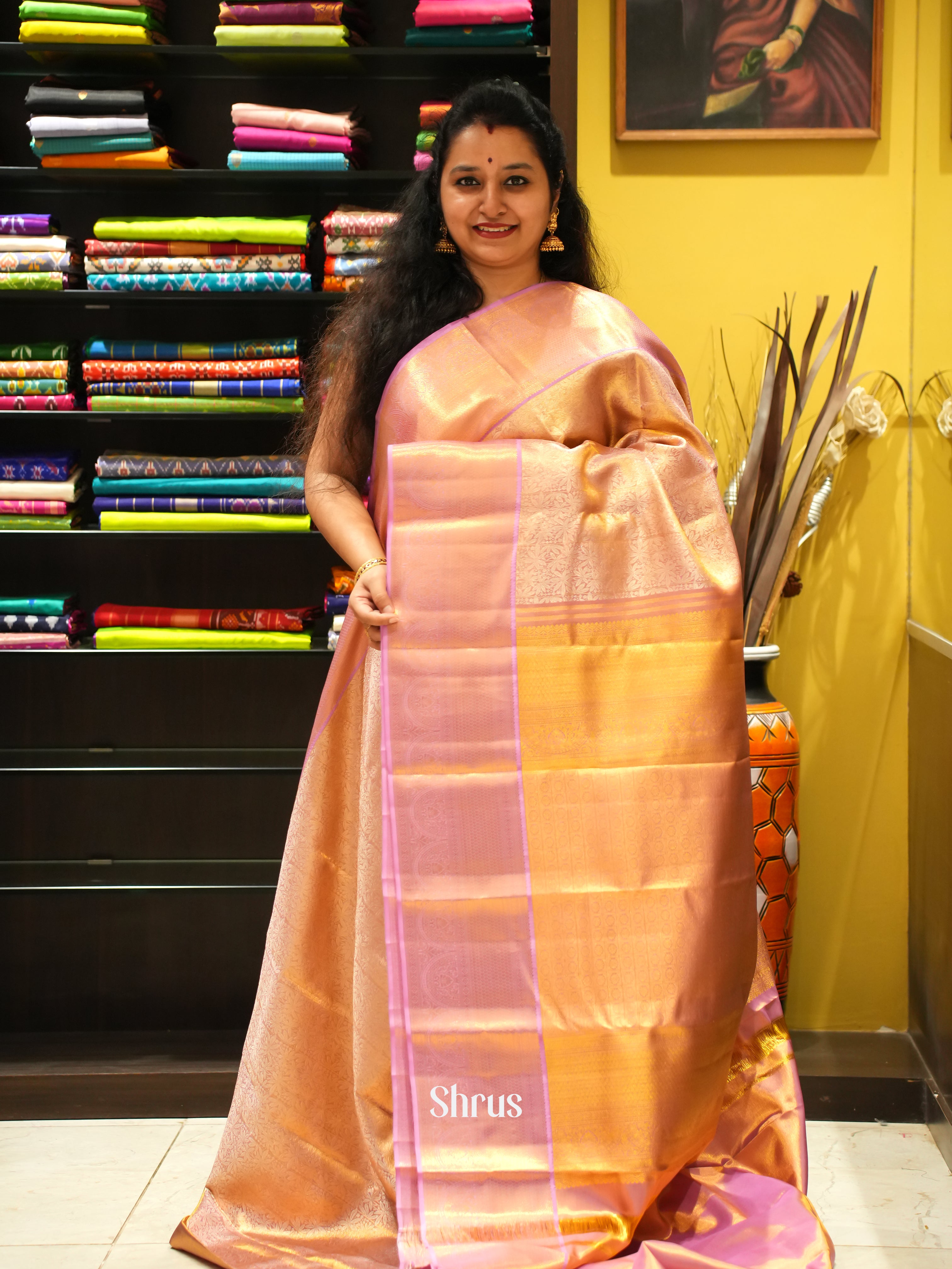 CES08156 - Kanchipuram silk Saree - Shop on ShrusEternity.com