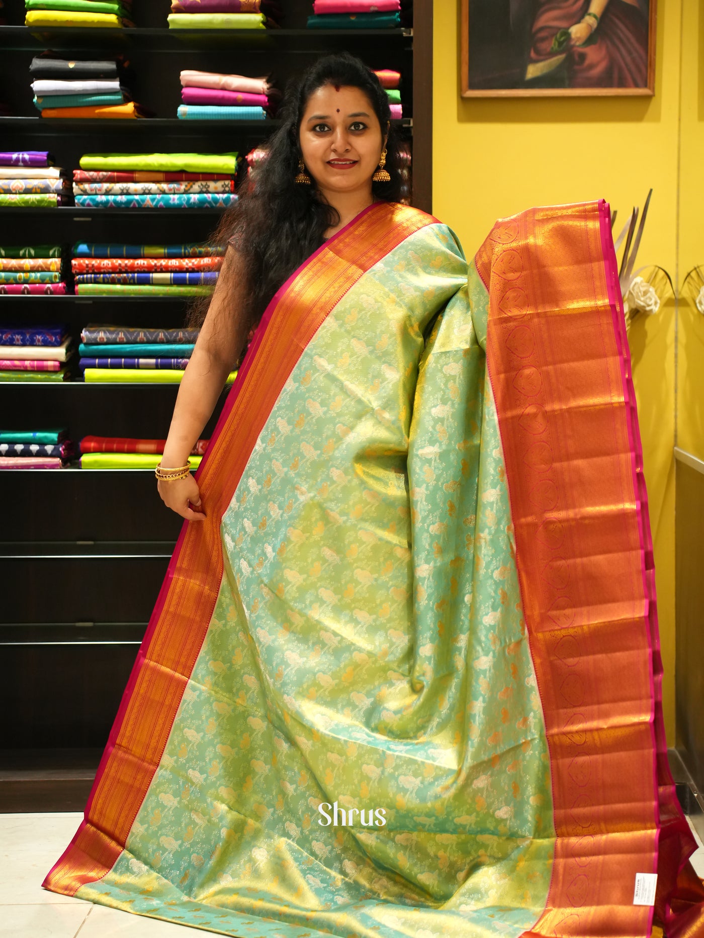 Kanchipuram Silk Sarees online at Shrus