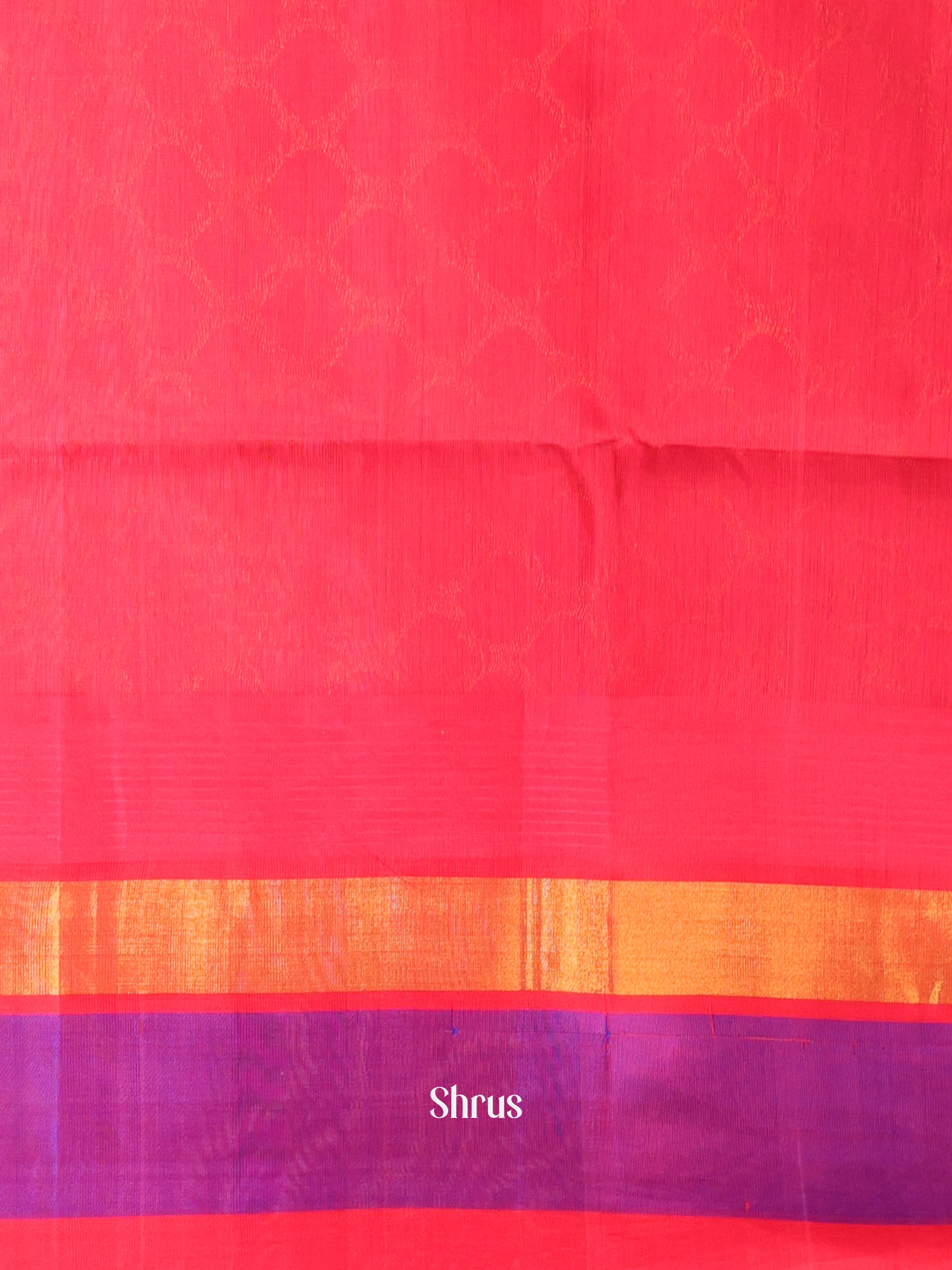 Yellow & Red - Hindolam Saree