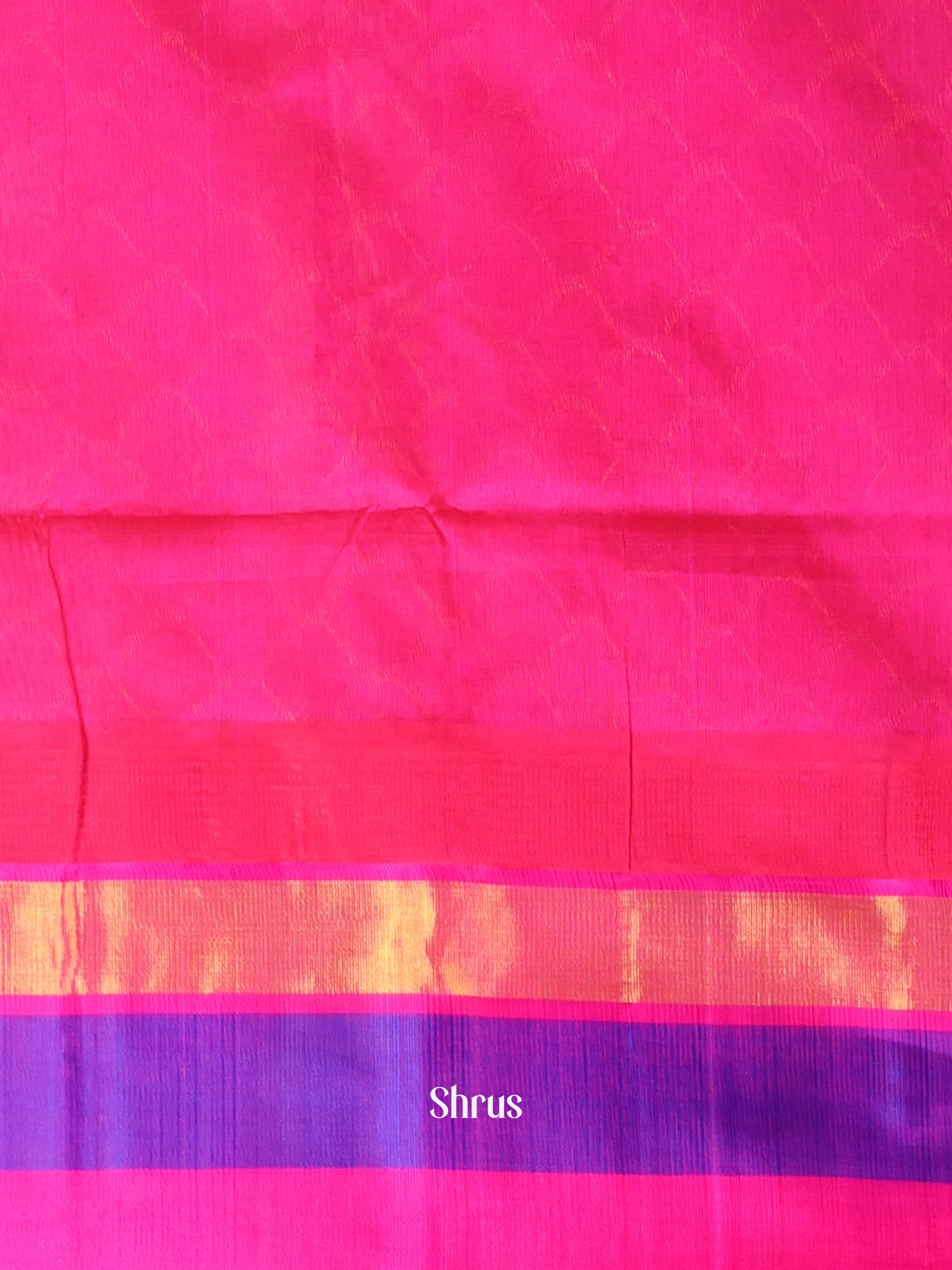 Yellow & Pink- Hindolam Saree