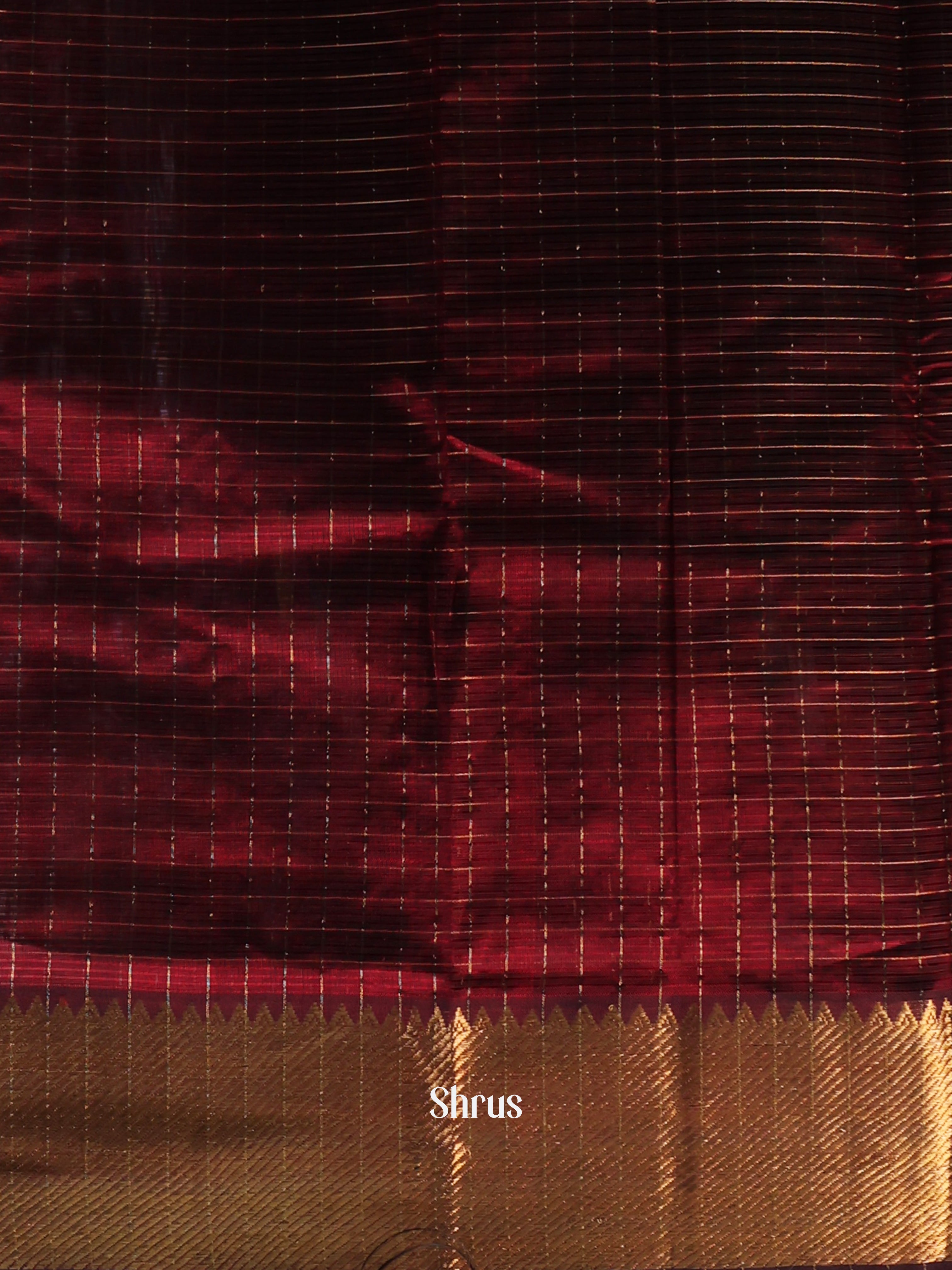 CJS24195 - Mangalagiri silkcotton Saree - Shop on Shrus.com