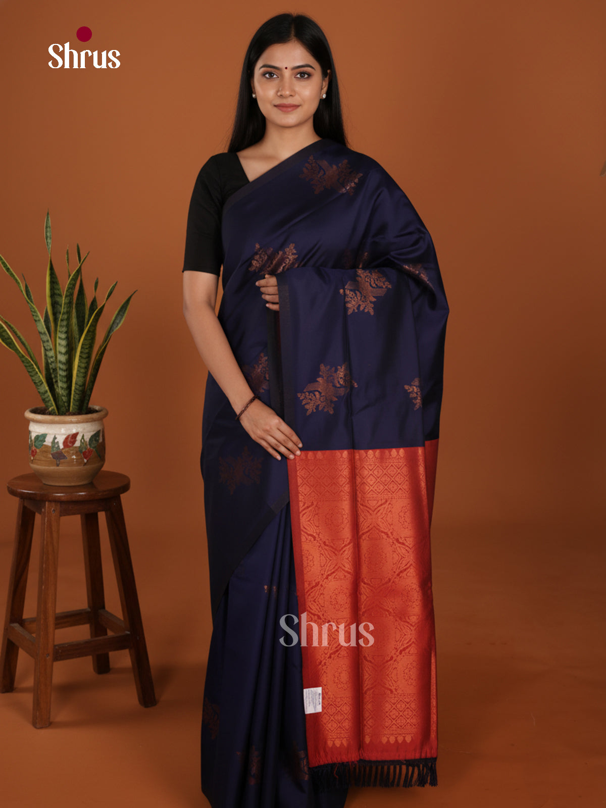 DJS28007 - Semi Softsilk Saree - Shop on Shrus.com