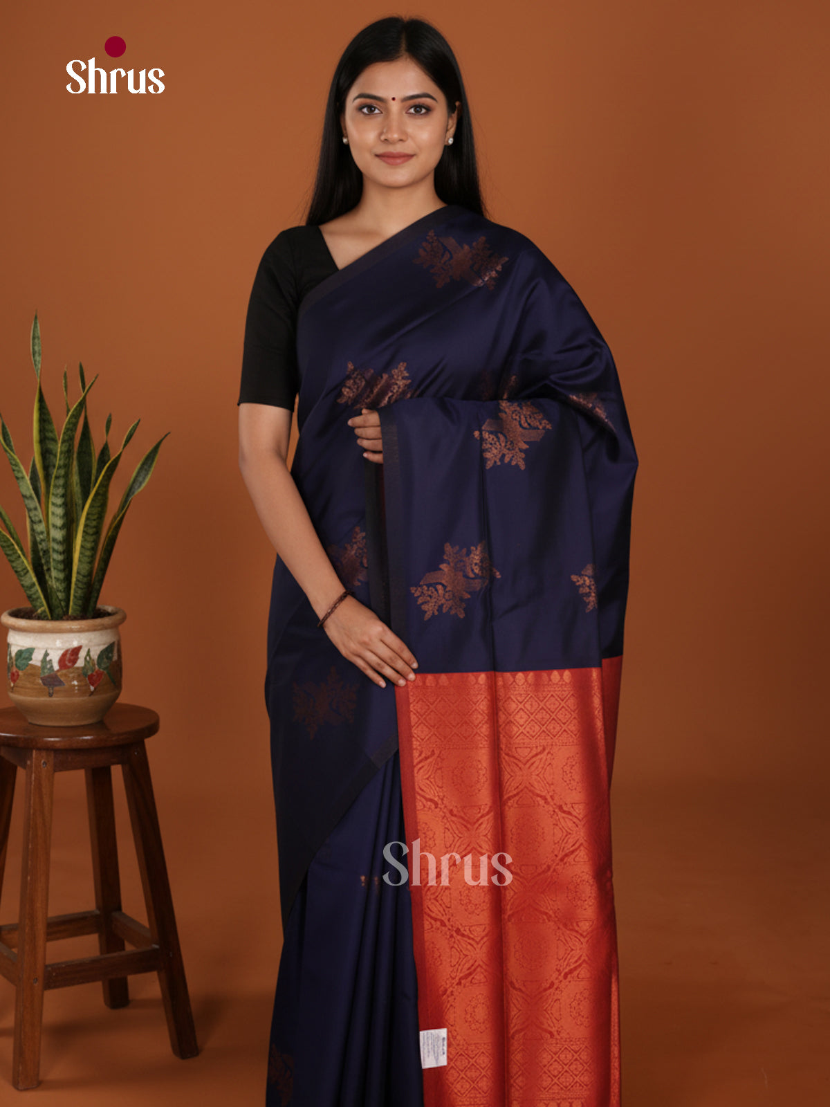 DJS28007 - Semi Softsilk Saree - Shop on Shrus.com