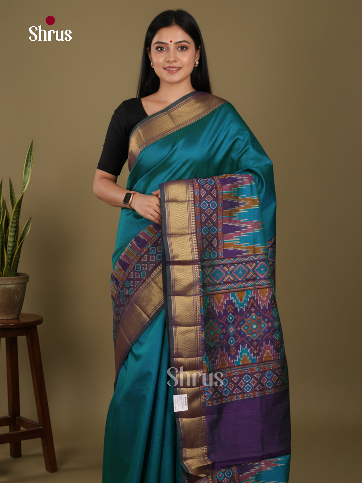 DKS26199 - Semi Patola Saree - Shop on Shrus.com