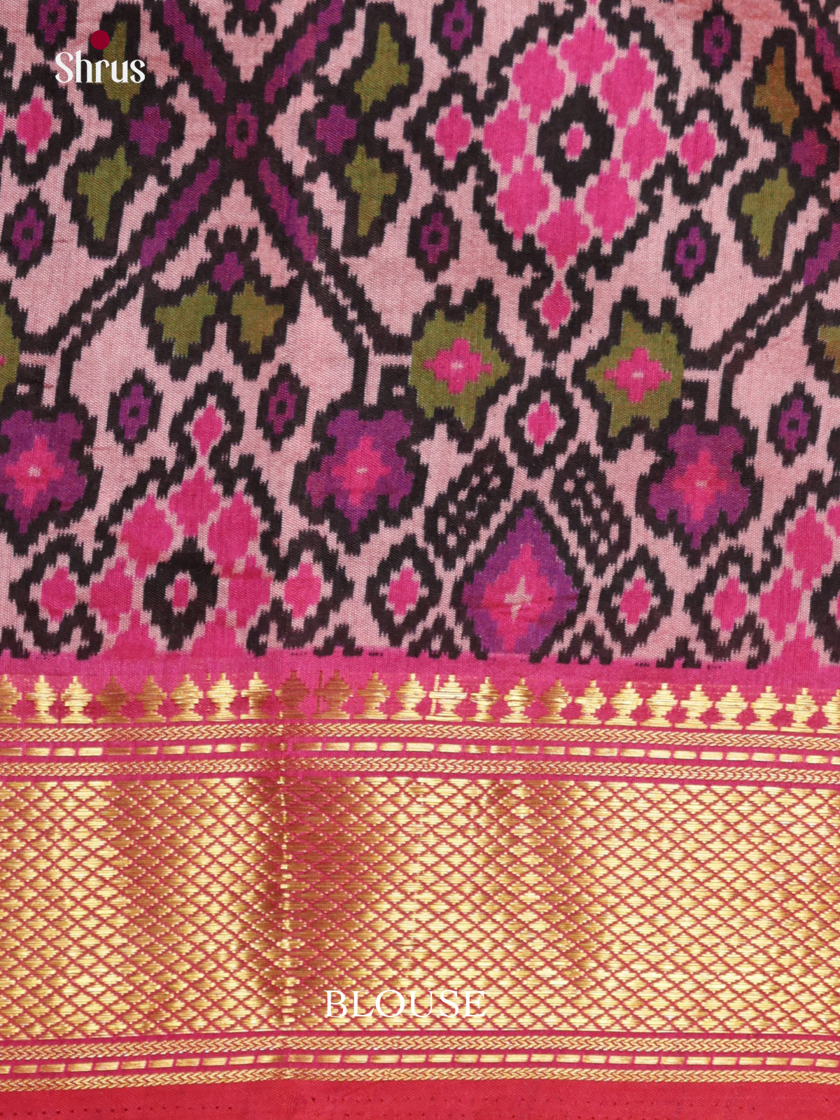 DKS26208 - Semi Patola Saree - Shop on Shrus.com