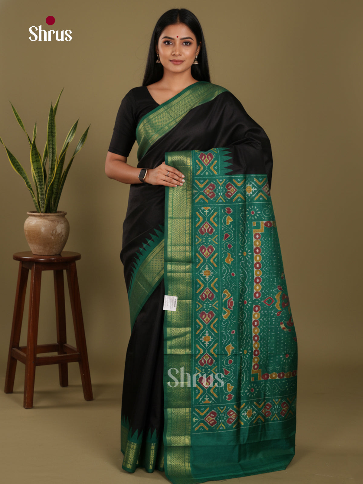 DKS26212 - Semi Patola Saree - Shop on Shrus.com