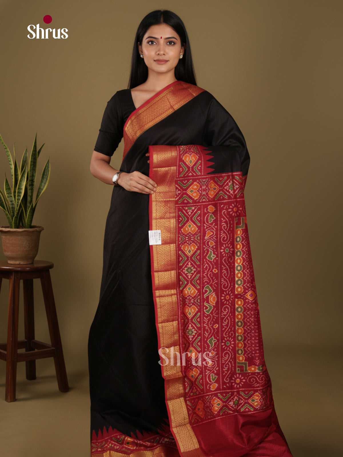 DKS26215 - Semi Patola Saree - Shop on Shrus.com