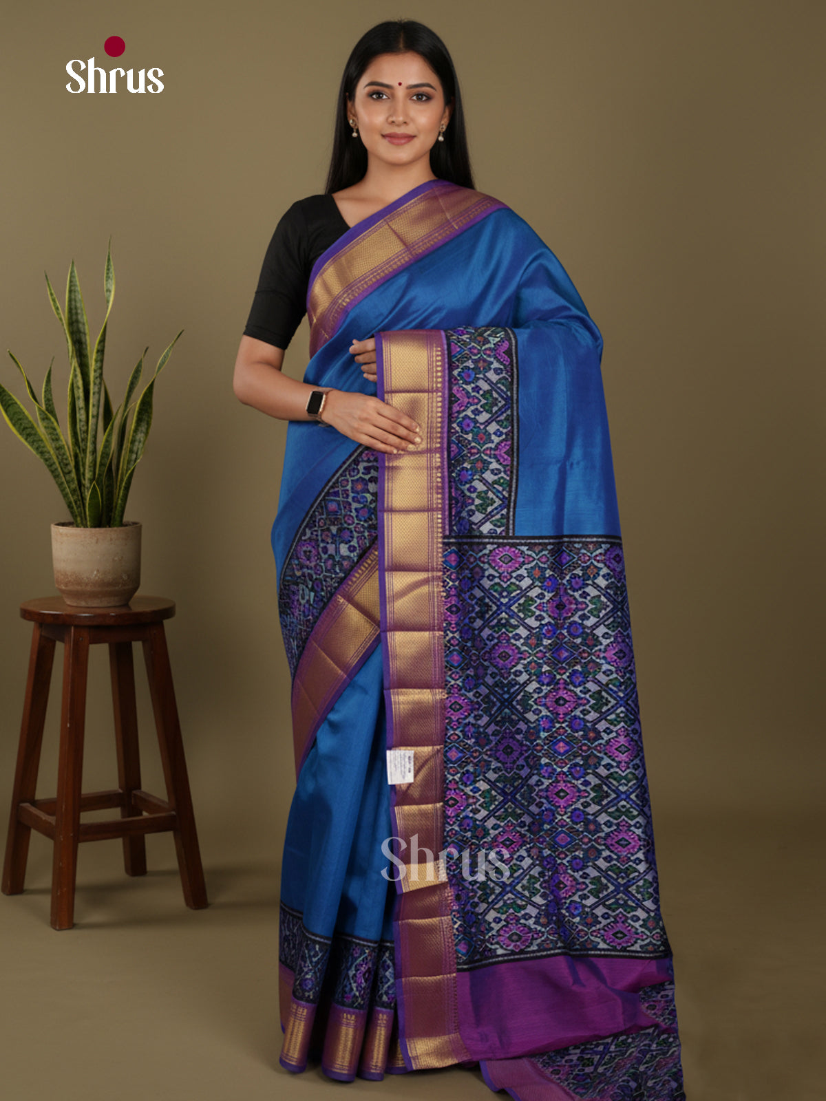 DKS26217 - Semi Patola Saree - Shop on Shrus.com