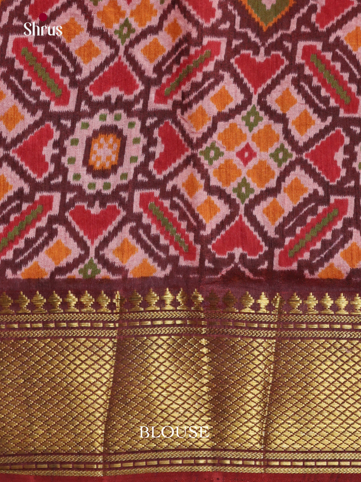 DKS26226 - Semi Patola Saree - Shop on Shrus.com