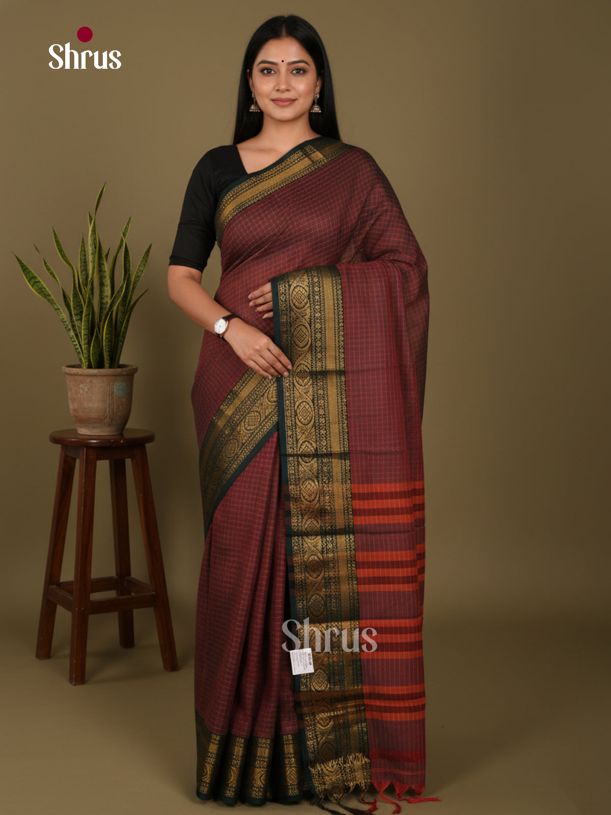DLS05246 - Narayanpet Cotton Saree - Shop on Shrus.com