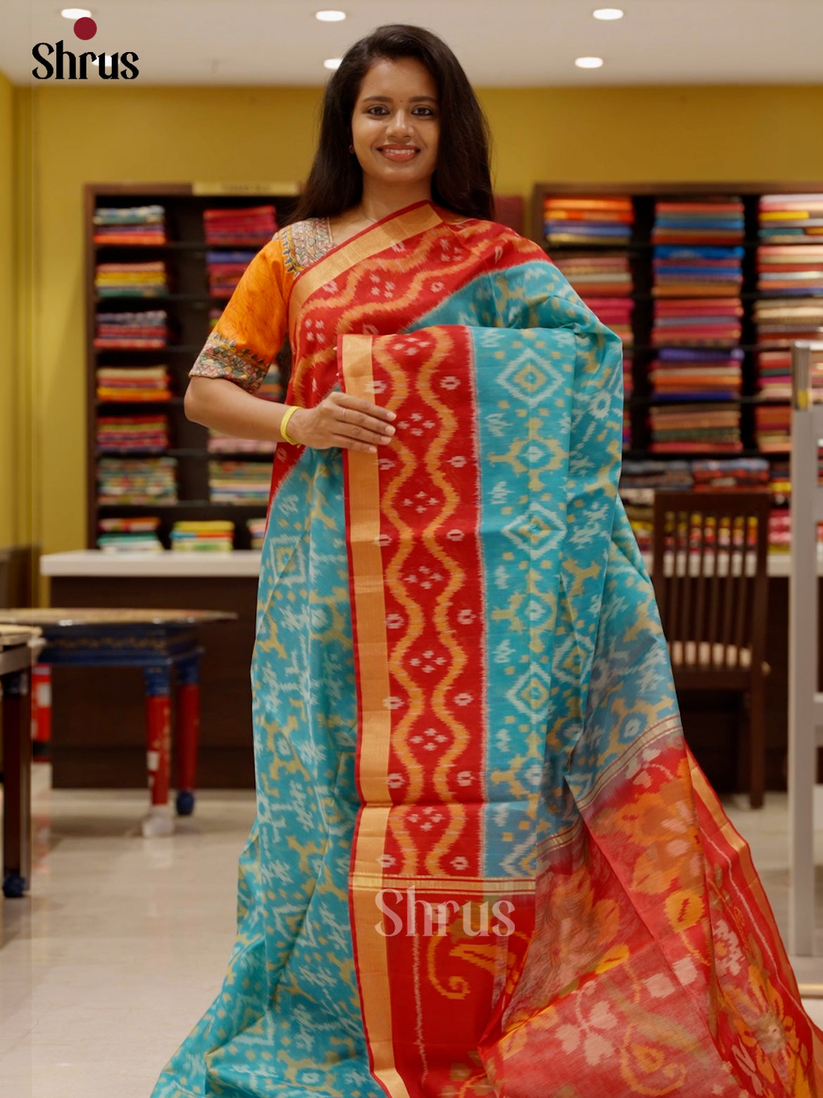 Pochampally sico Saree - EDS11248 - Shop on Shrus.com