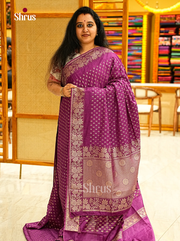 Jute Banaras Saree - EJ24307