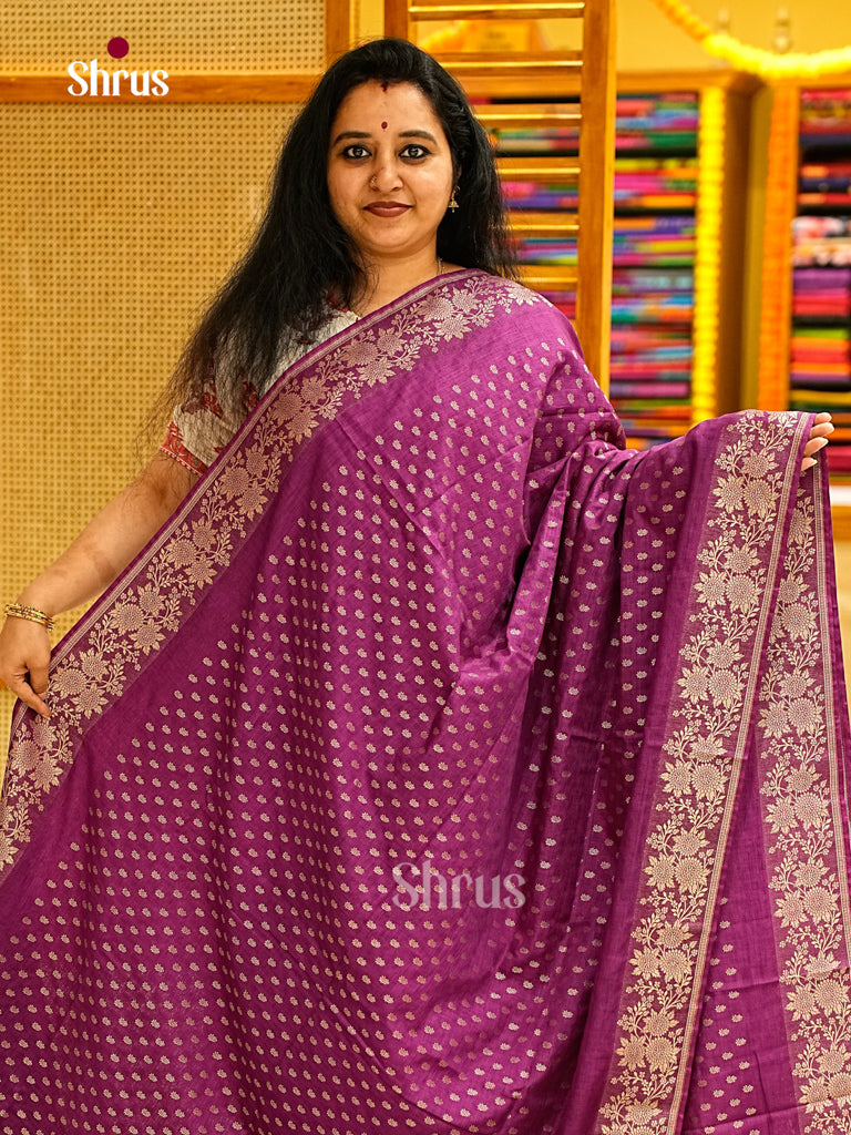 Jute Banaras Saree - EJ24307