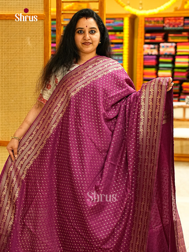 Jute Banaras Saree - EJ24308