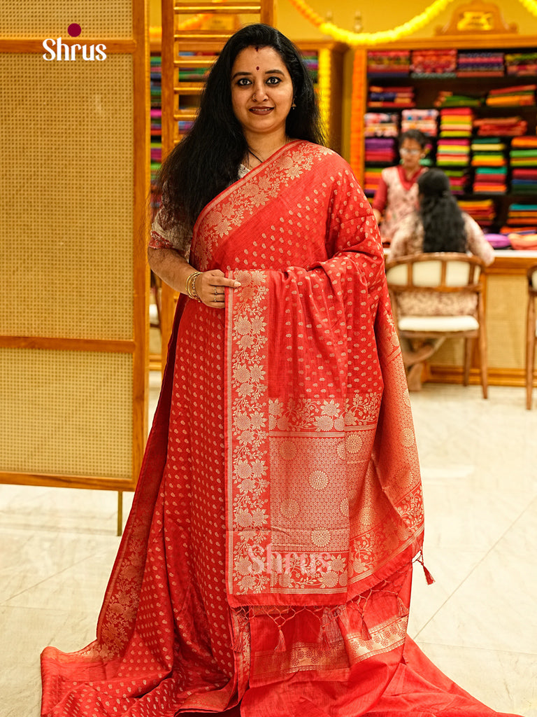 Jute Banaras Saree - EJ24313