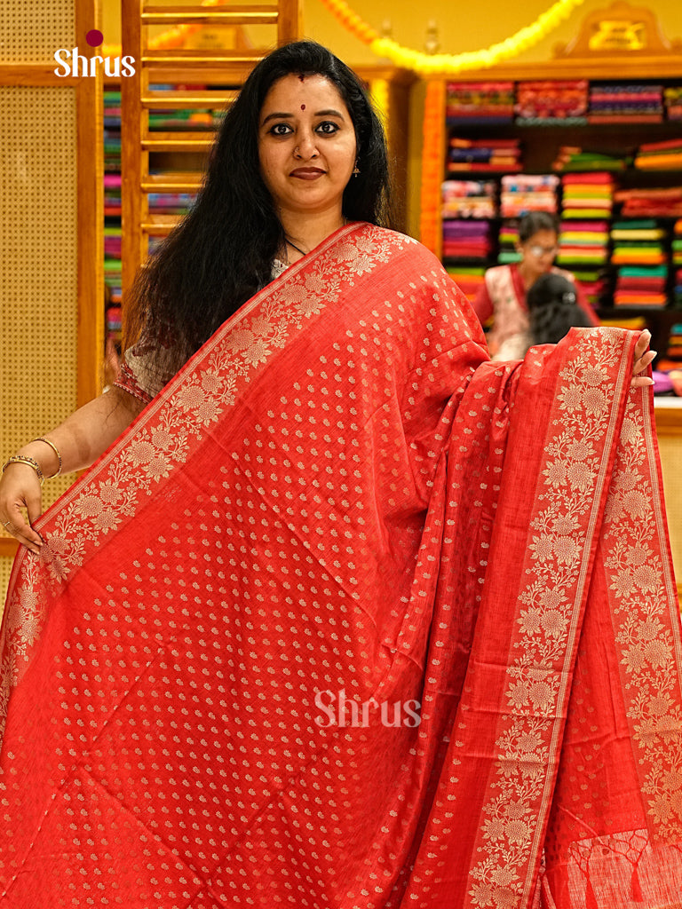 Jute Banaras Saree - EJ24313