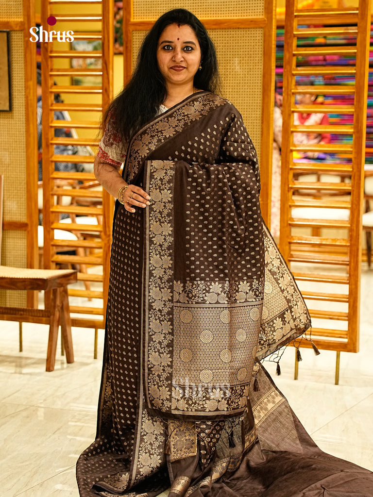 Jute Banaras Saree - EJ24318