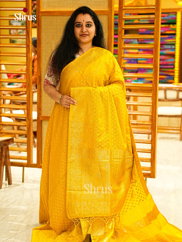 Jute Banaras Saree - EJ24319
