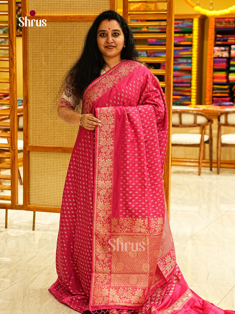 Jute Banaras Saree - EJ24320