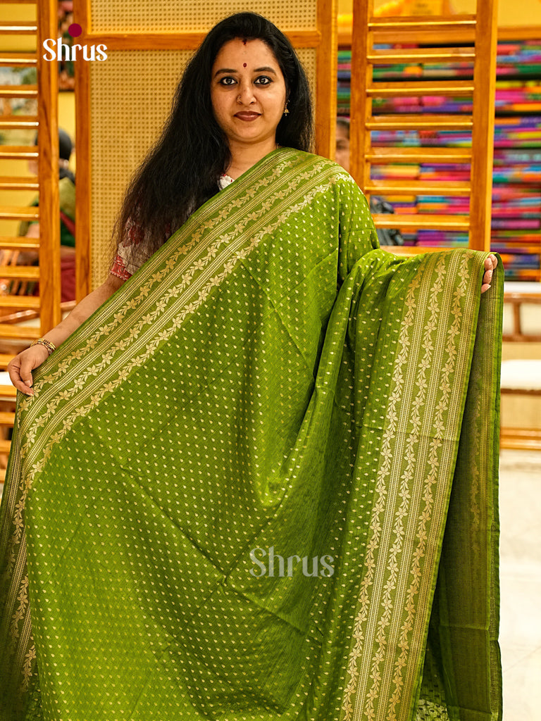 Jute Banaras Saree - EJ24322