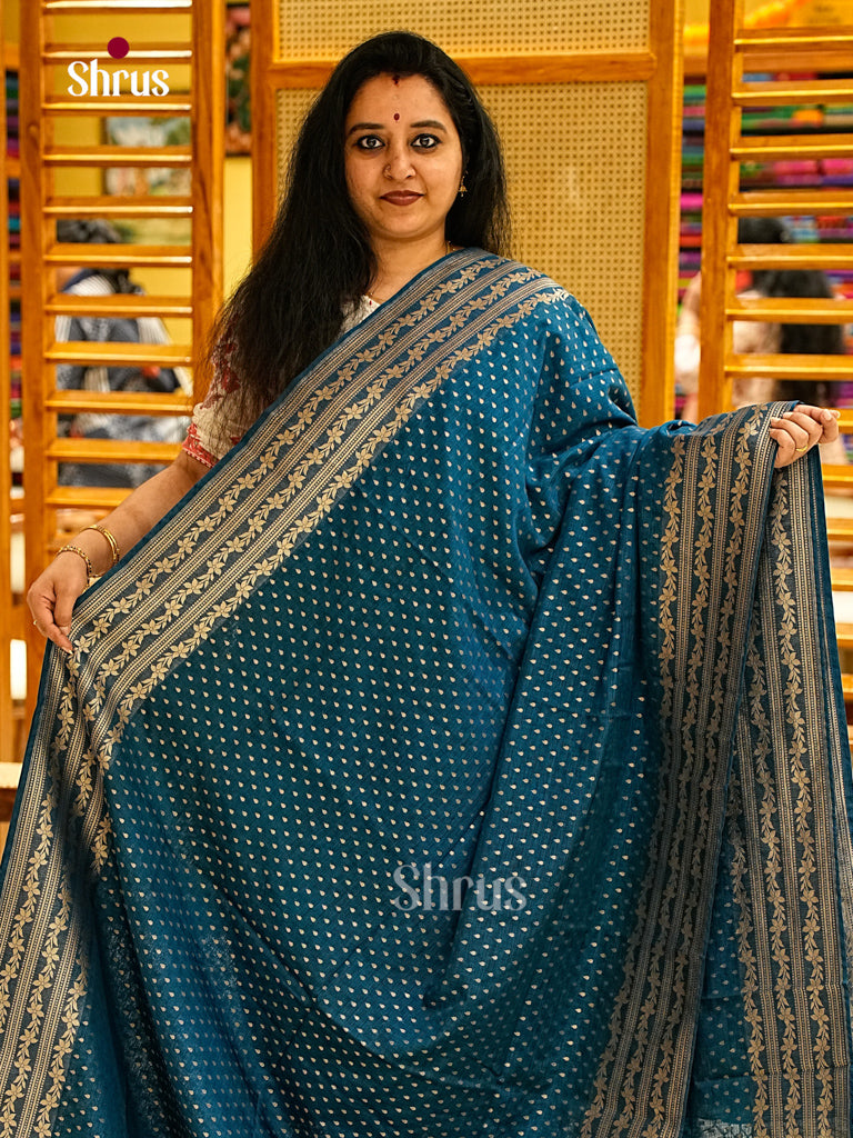 Jute Banaras Saree - EJ24326
