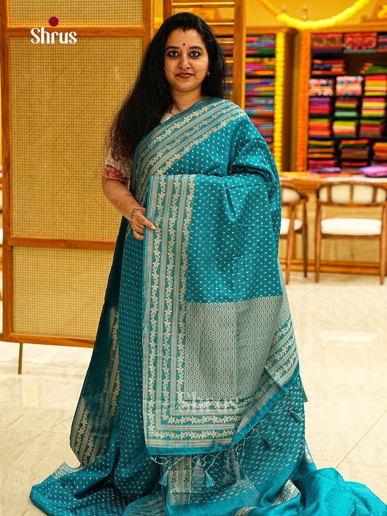 Jute Banaras Saree - EJ24328