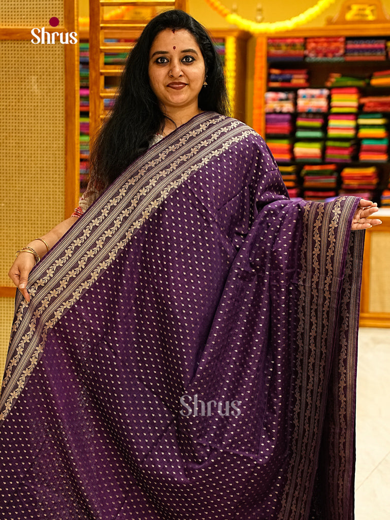 Jute Banaras Saree - EJ24331