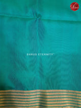 Multicolor &  Teal  - Soft Silk - Shop on ShrusEternity.com