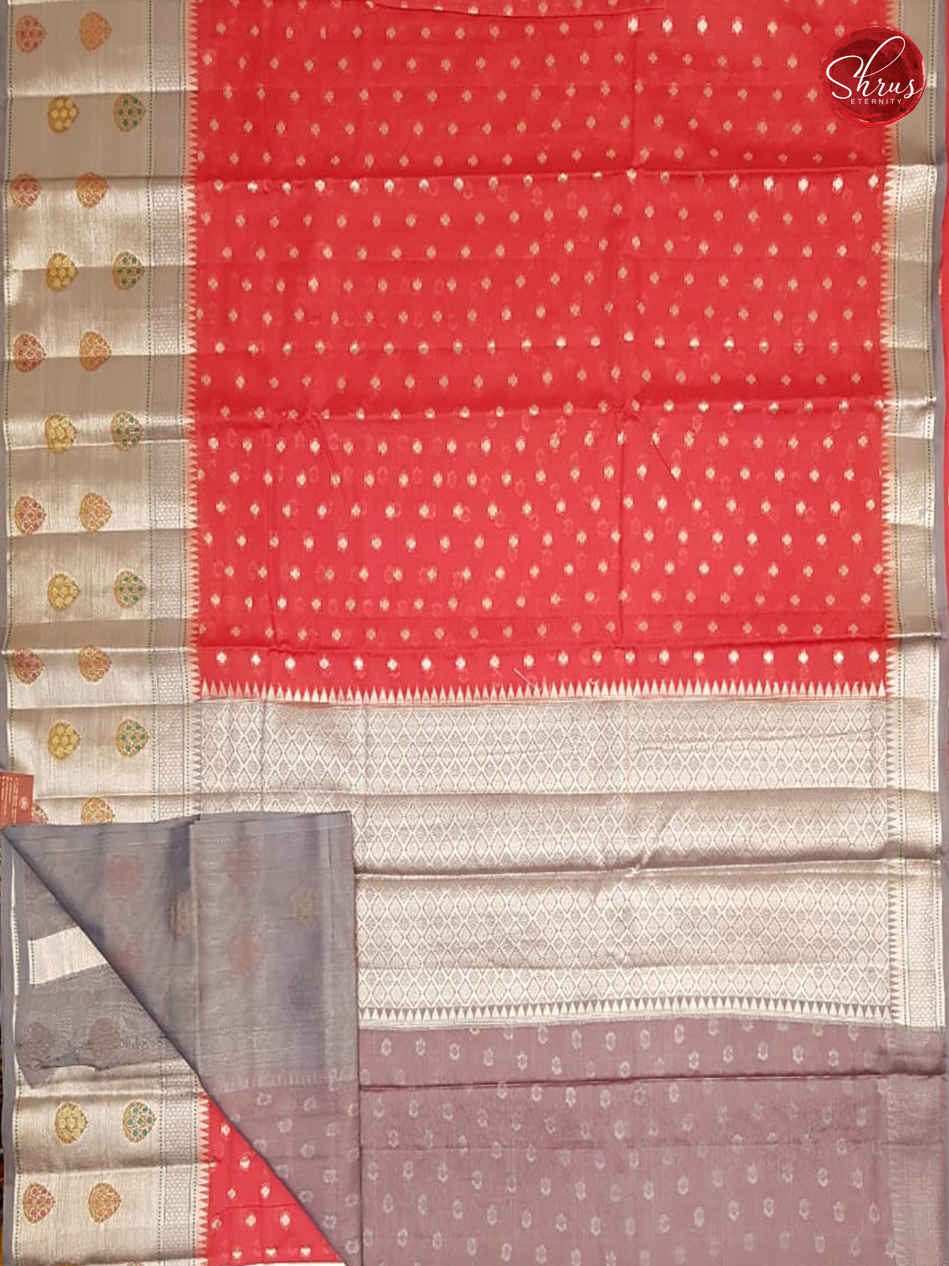 Red & Grey - Cotton Silk - Shop on ShrusEternity.com