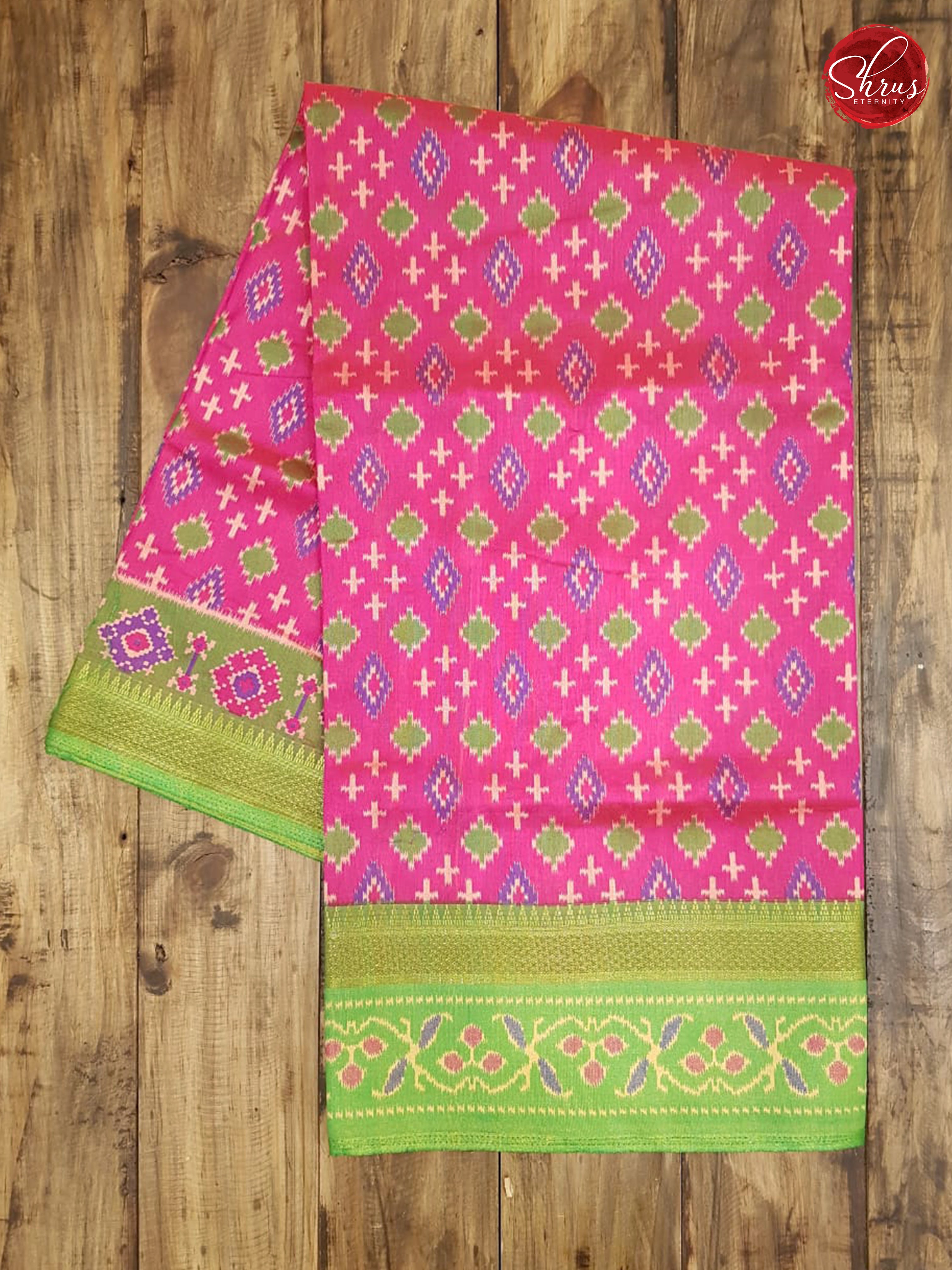 Pink & Green - Semi Patola - Shop on ShrusEternity.com