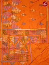 Orange ( SingleTone ) - Semi Kantha - Shop on ShrusEternity.com