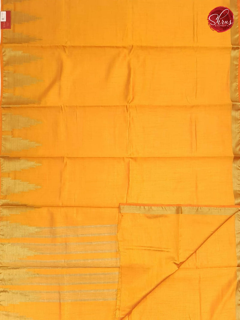 Mango Yellow(Single Tone) - Cotton Silk - Shop on ShrusEternity.com