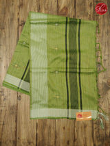 Green(Single Tone) - Semi Tussar - Shop on ShrusEternity.com