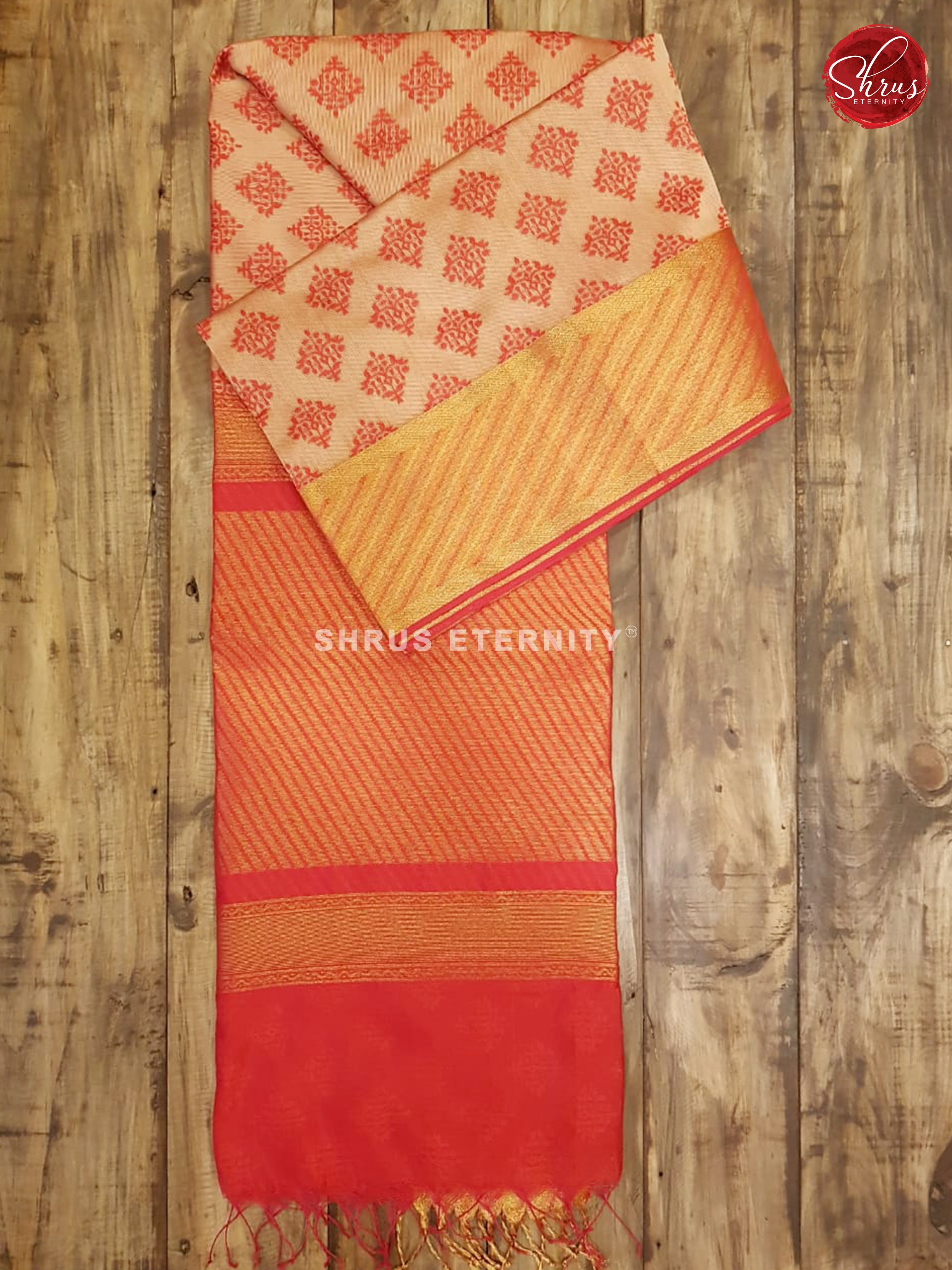 Sandal & Red - Kora Cotton Silk - Shop on ShrusEternity.com
