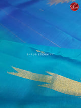 Rama Blue & Blue - Kanchipuram Silk - Shop on ShrusEternity.com